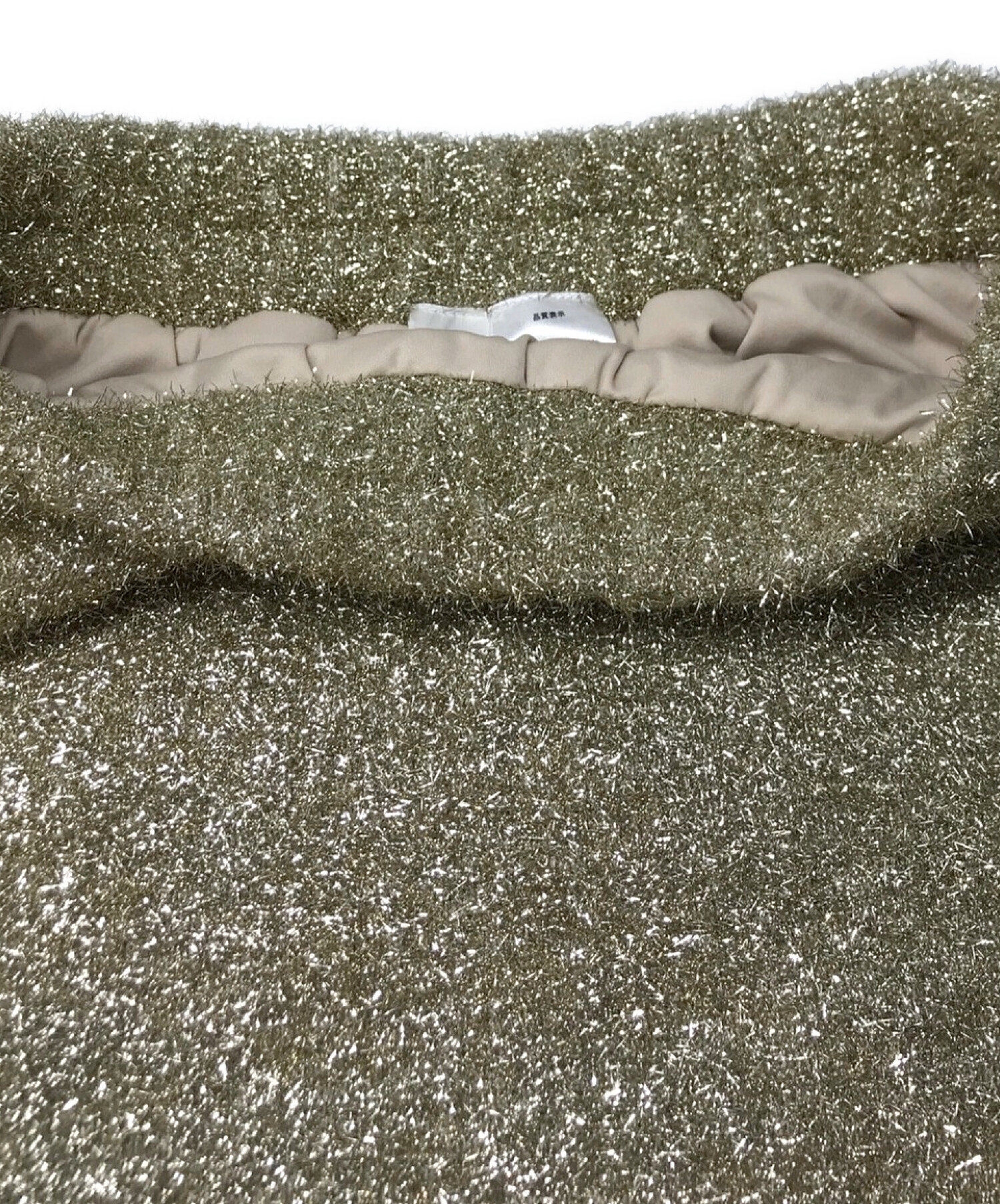 中古・古着通販】machatt (マチャット) グリッターニットスカート  