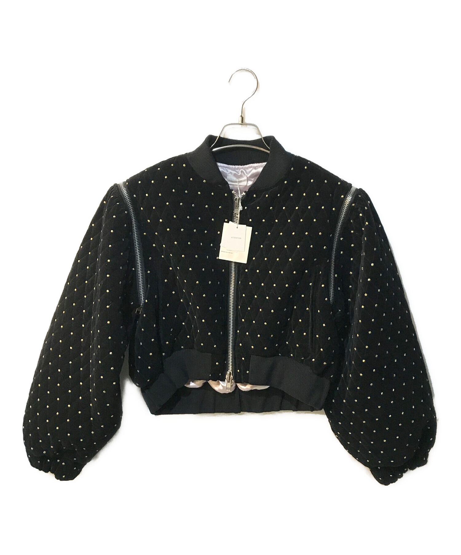 Bibiy ODETTE COAT ビックカラーコート ドットコート ［size SHORT