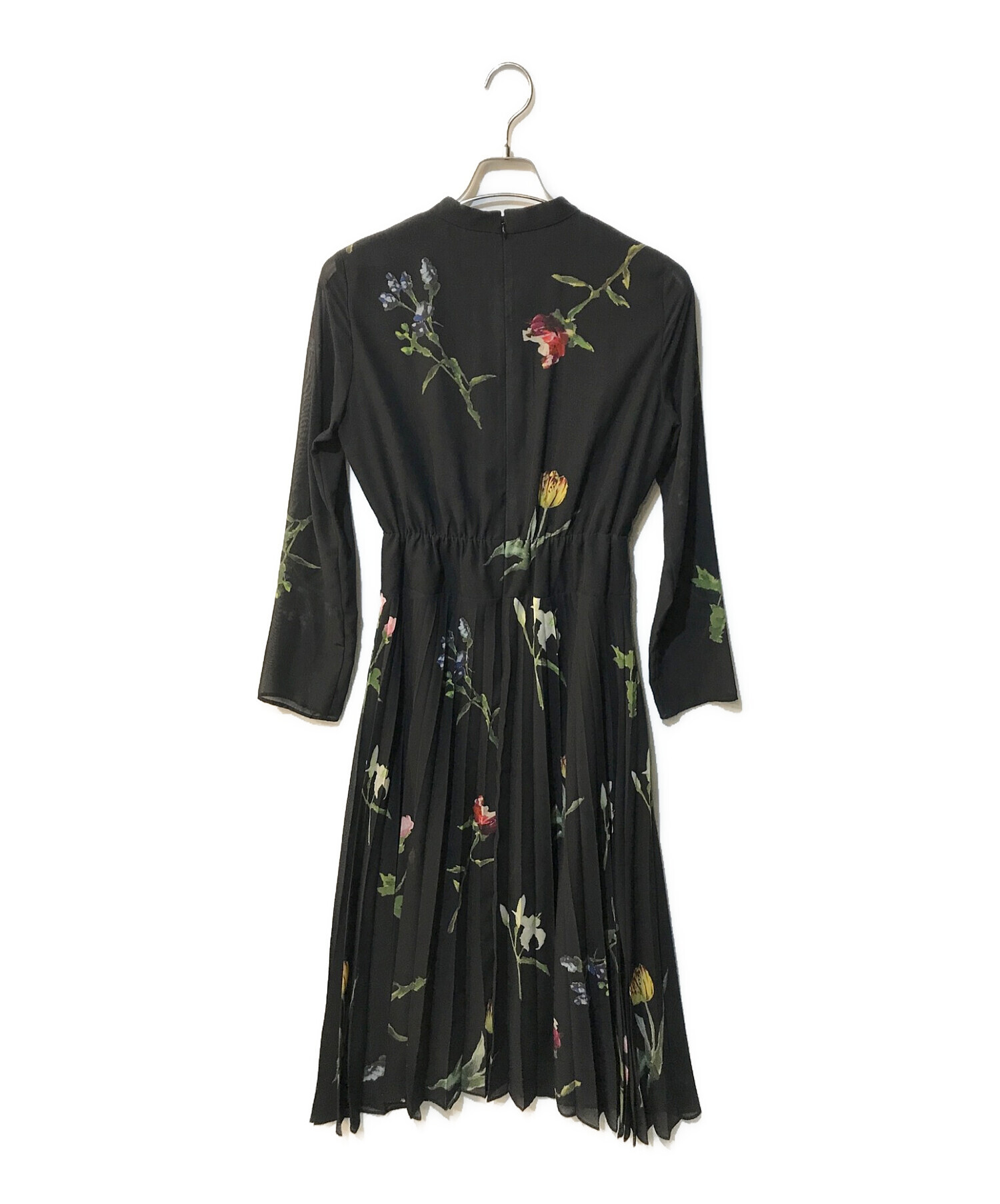 中古・古着通販】Ameri (アメリ) SOFIA PLEATS DRESS ブラック 