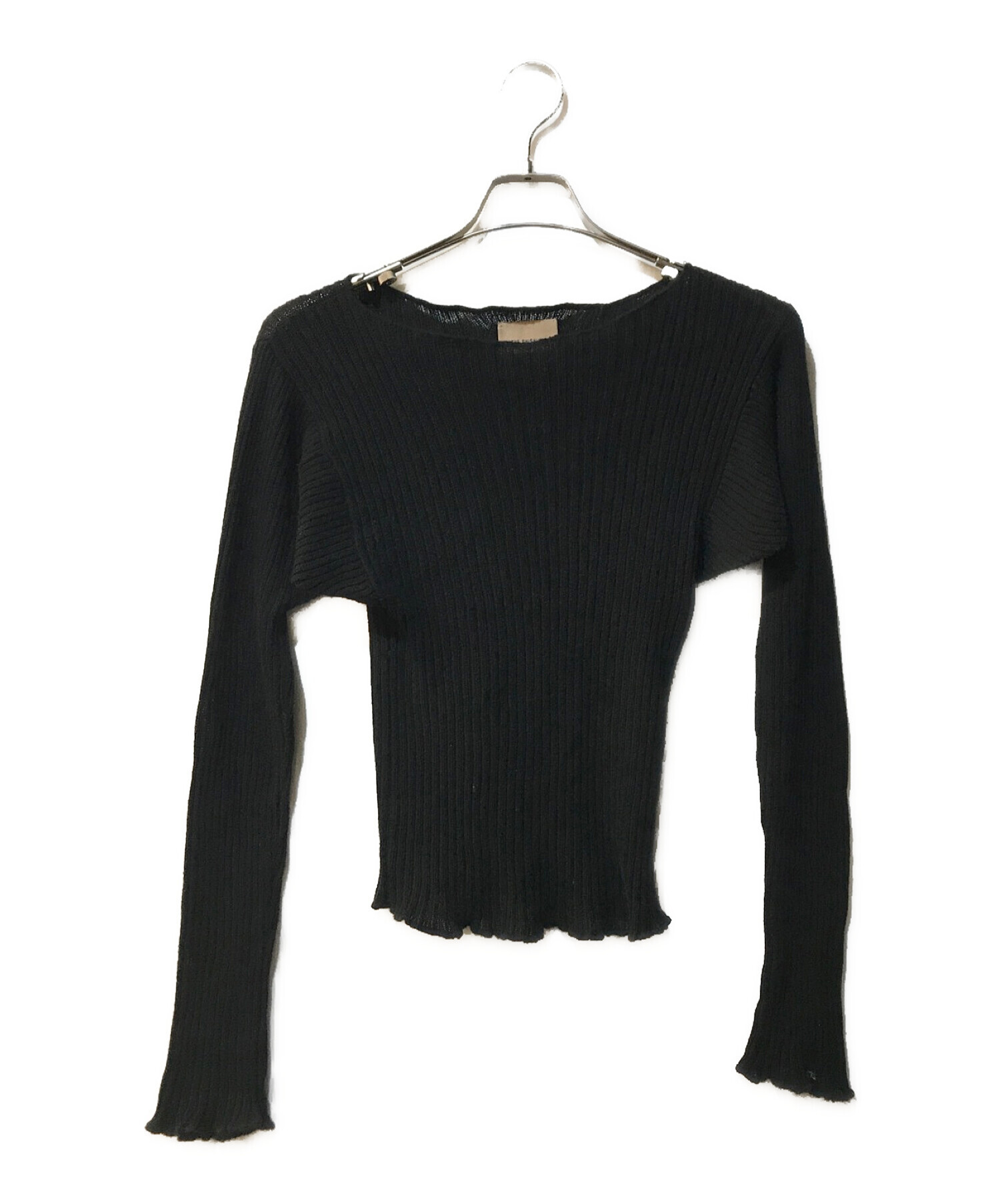 新品未使用 SHISHIKUI シシクイ コットンカシミヤニット 黒