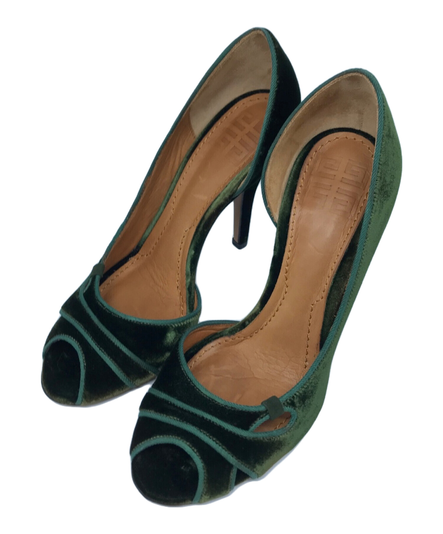 美品】JIMMY CHOOオープンパンプス（ジミーチュウ(Jimmy Choo  