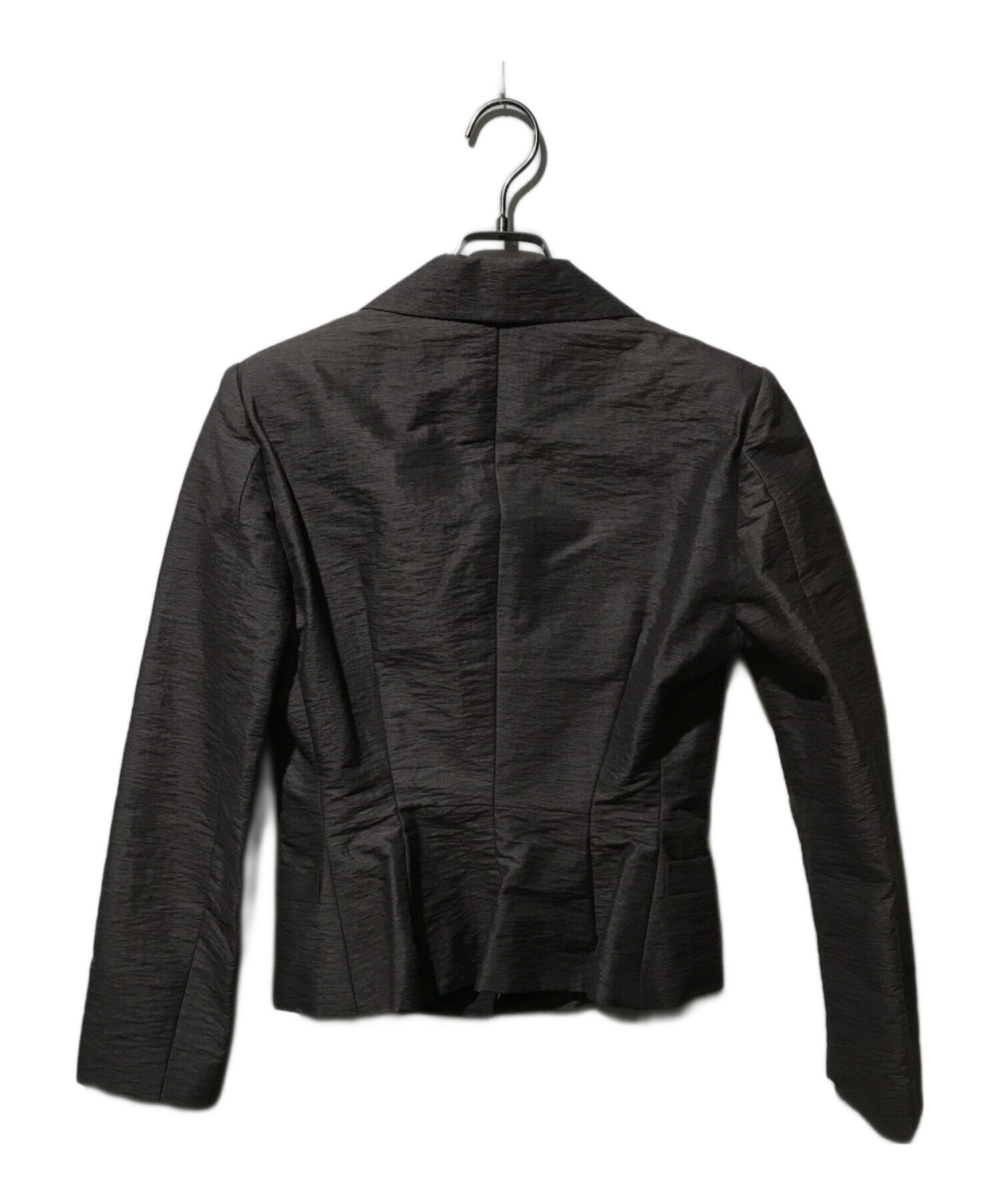 イッセイミヤケ ジャケット 黒 M 中古・古着通販】ISSEY MIYAKE 
