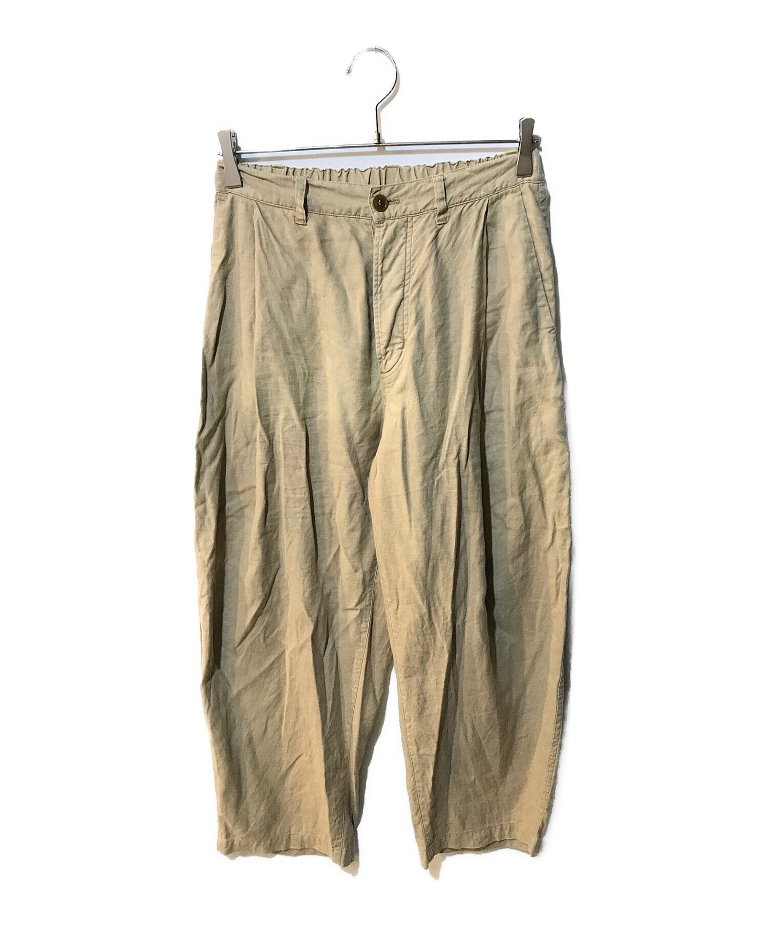 中古・古着通販】nest Robe (ネストローブ) タックテーパードパンツ  