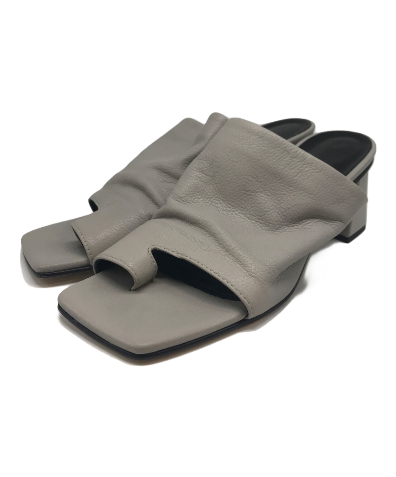 FABIO RUSCONI グレー サンダル 38 FABIO RUSCONI サンダル 「FABIO RUSCONI/ファビオルスコーニ