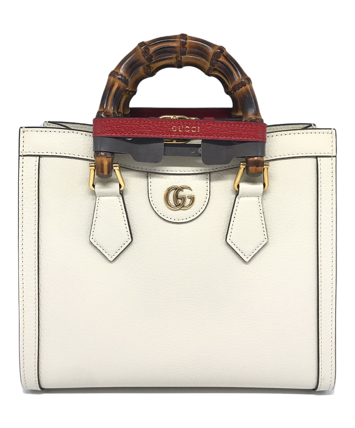 中古・古着通販】GUCCI (グッチ) ダイアナスモールバンブートート 