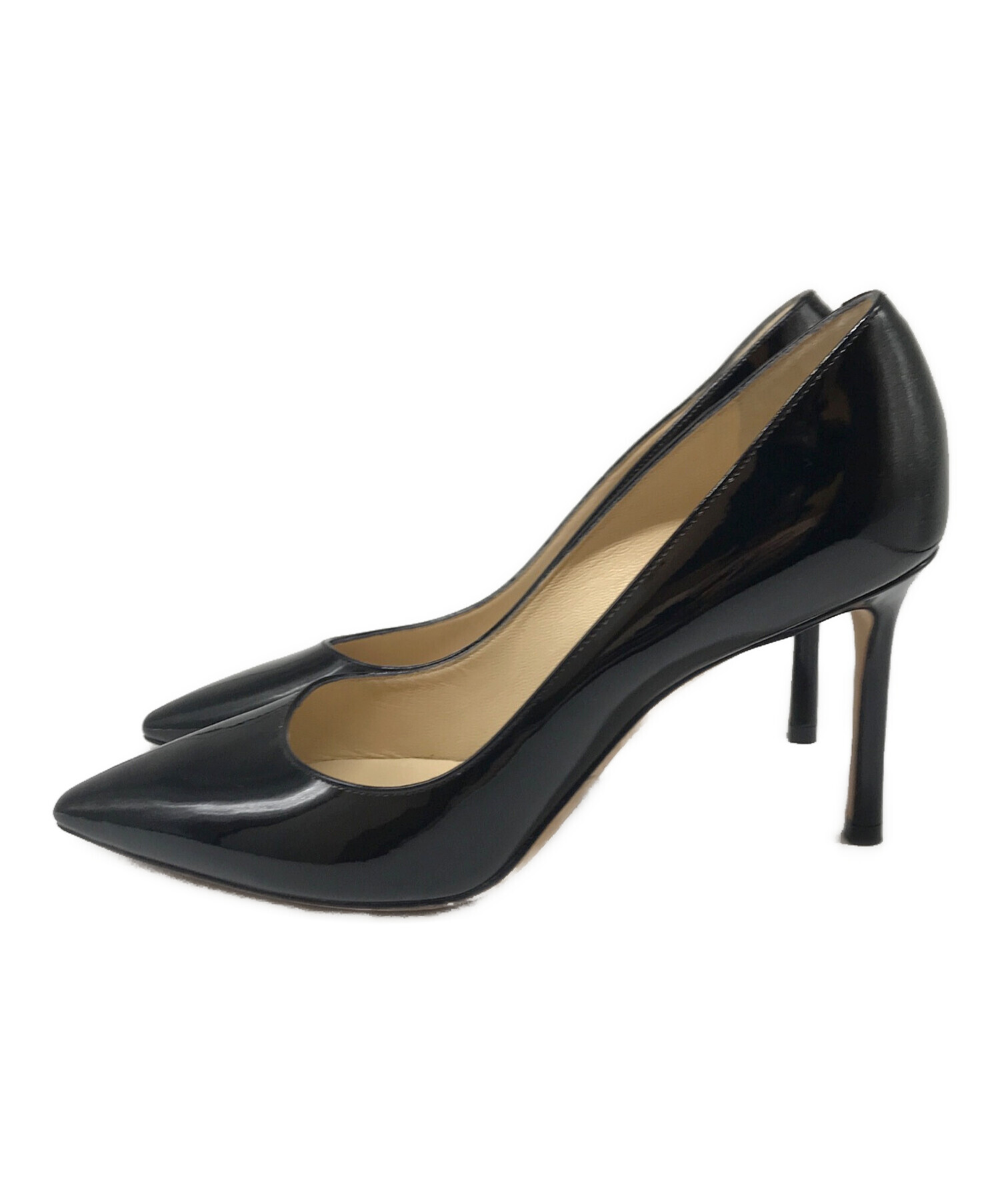 中古・古着通販】JIMMY CHOO (ジミーチュウ) ピンヒールエナメル 