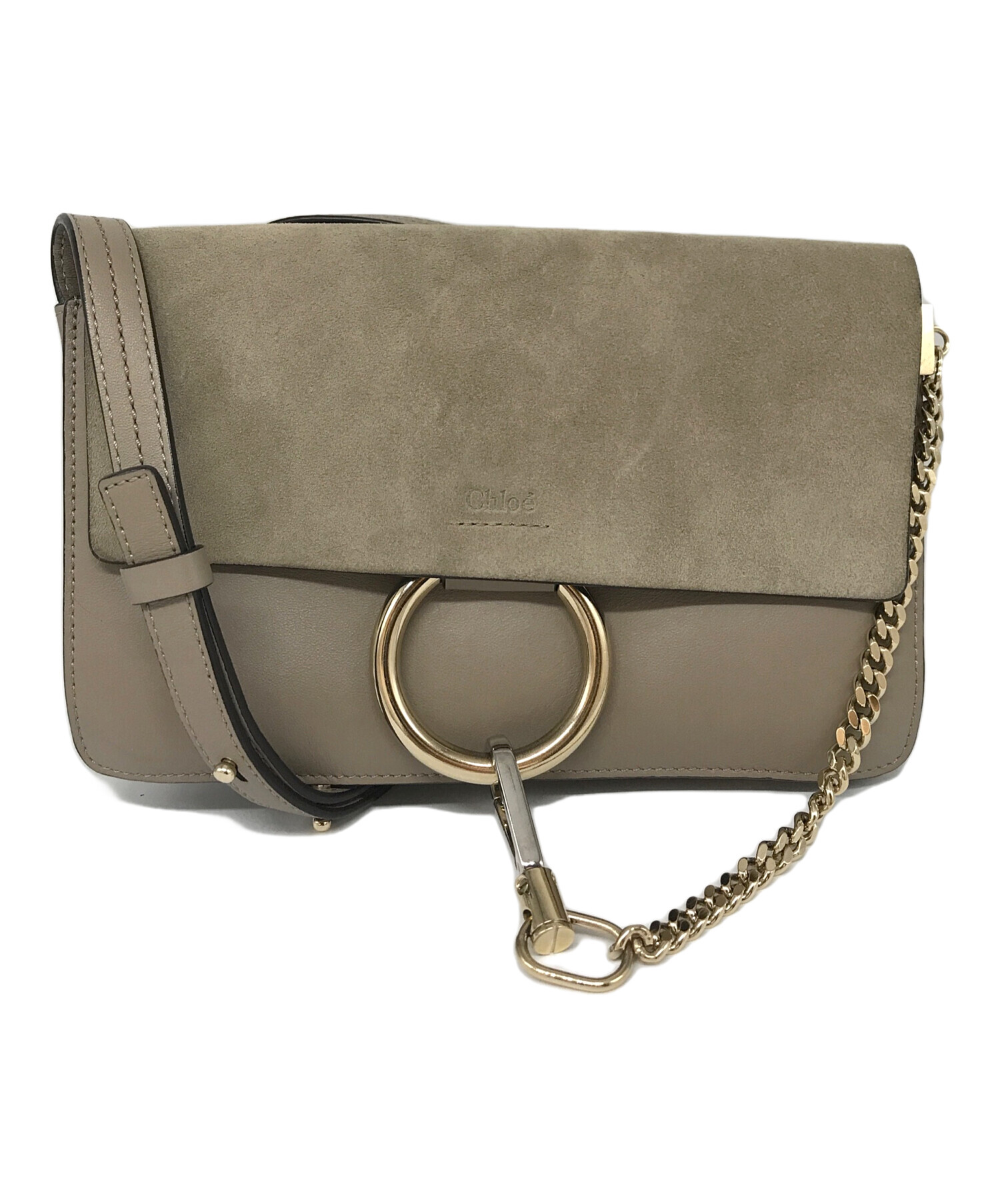 中古・古着通販】Chloe (クロエ) FAYE スウェードショルダーバッグ 