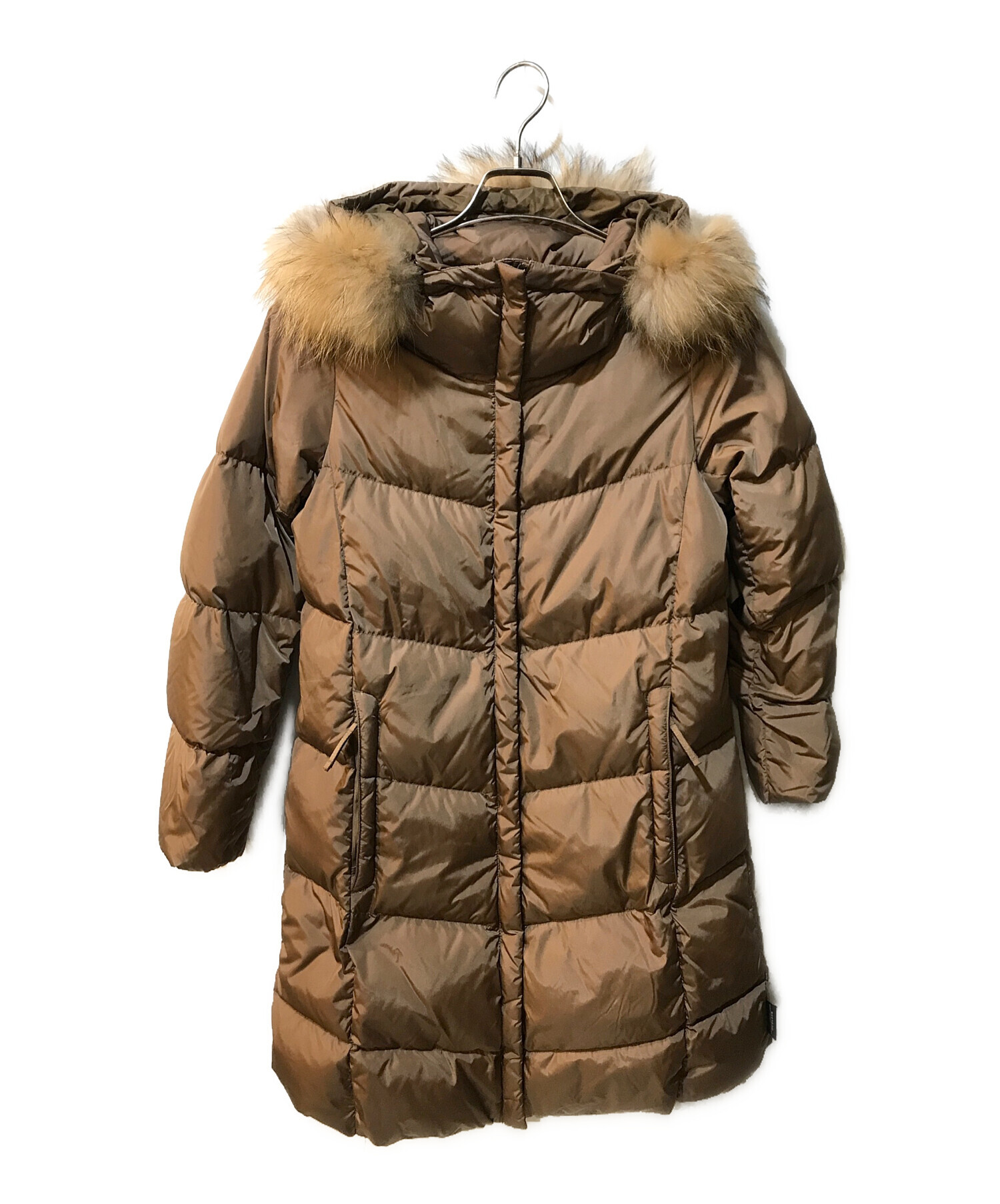 WEEKEND Max Mara ダウンジャケット ベージュ×ブラウン 40｜レディース