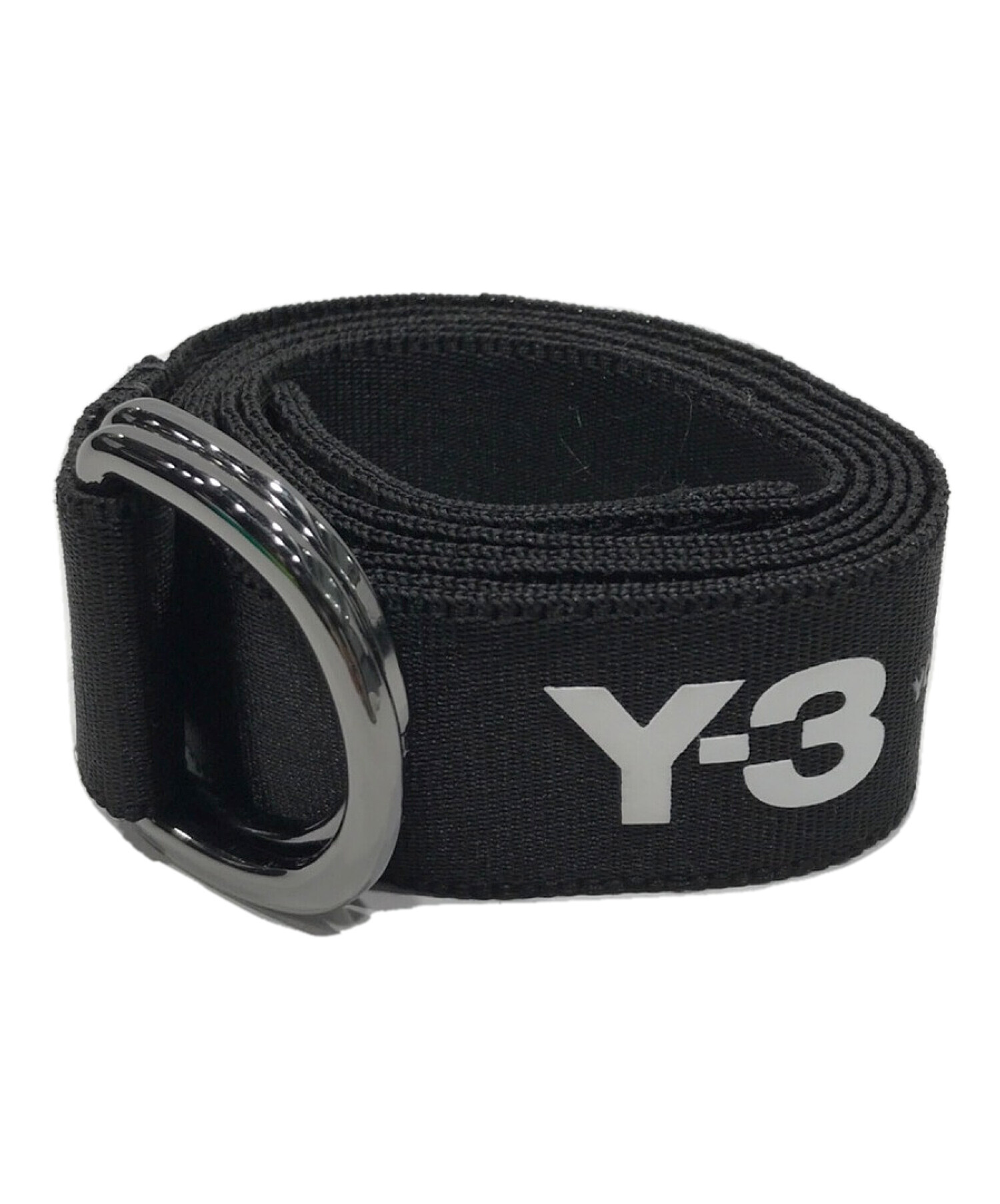 Y-3 (ワイスリー) ダブルリングベルト ブラック サイズ:L