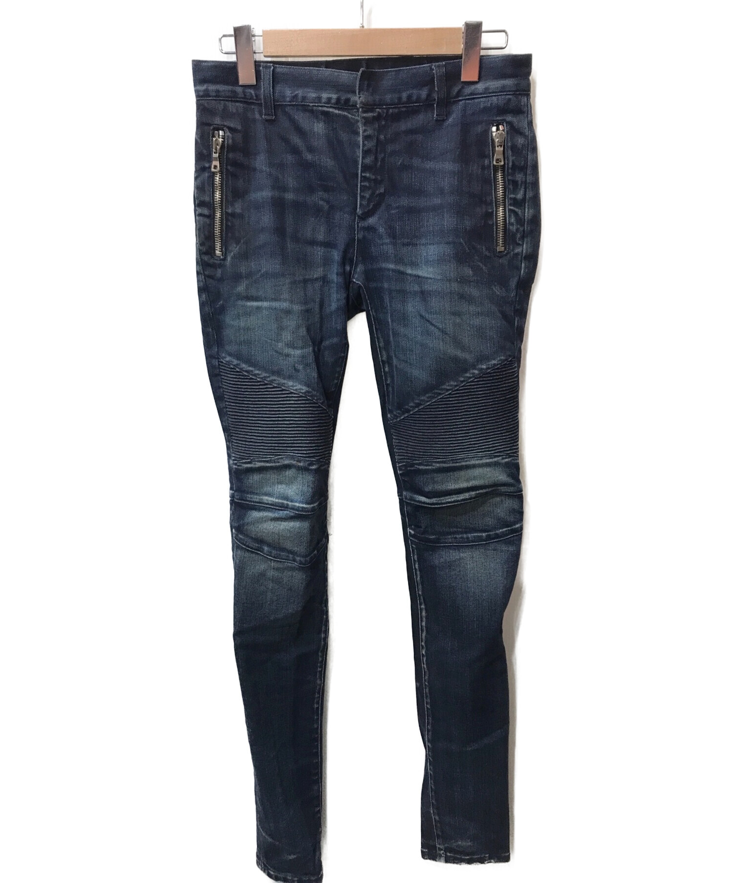 BALMAIN hommeバルマンオム バイカーストレッチデニムジーンズ BALMAIN hommeバルマンオム バイカーストレッチデニムジーンズ
