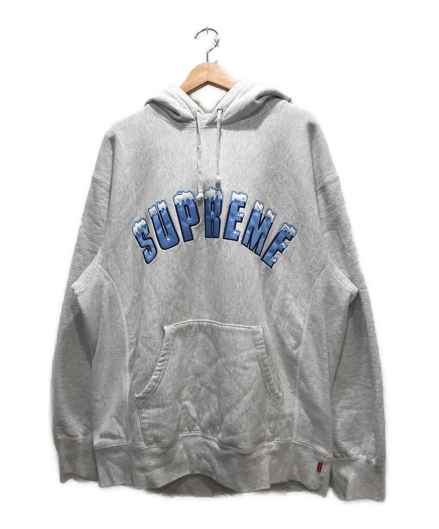 SUPREME (シュプリーム) Icy Arc Hooded Sweatshirt ライトグレー サイズ:なし