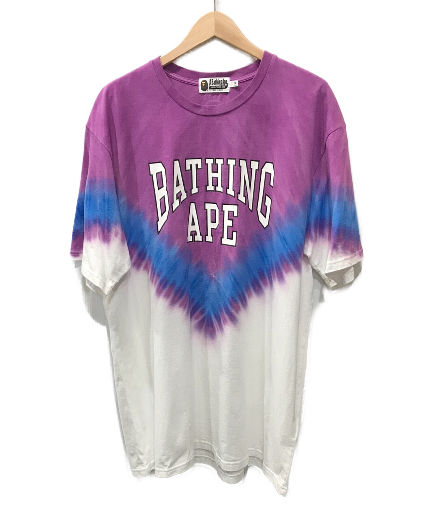 A BATHING APE (ア ベイシング エイプ) グラデーションTシャツ グラデーション サイズ:2XL