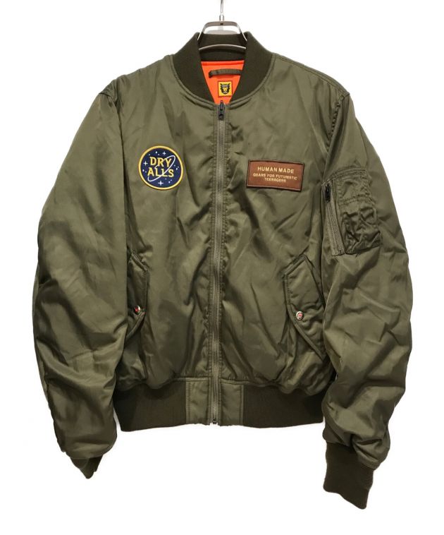 中古・古着通販】HUMAN MADE (ヒューマンメイド) MA-1ジャケット 