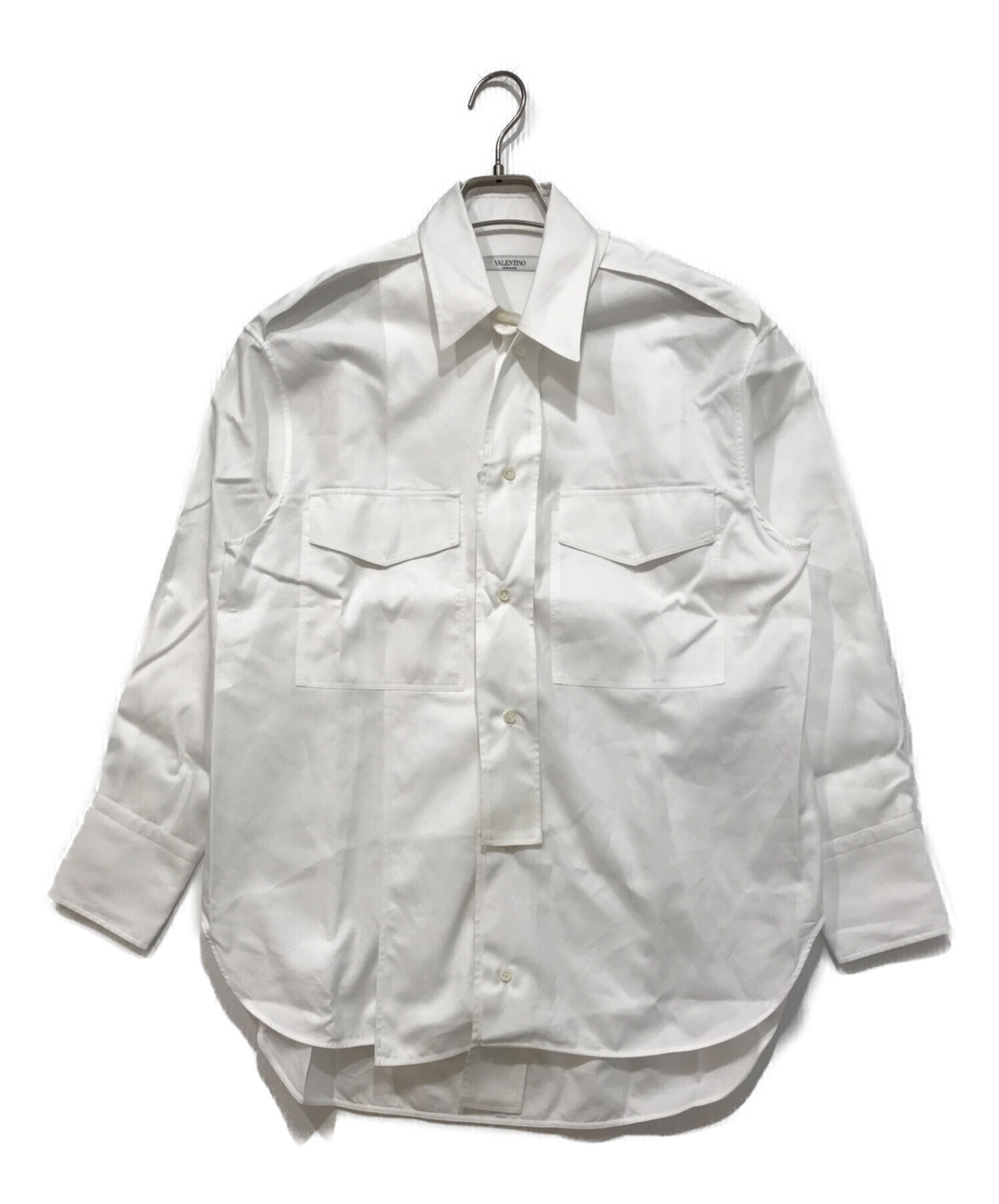 VALENTINO (ヴァレンティノ) ボウタイシャツ ホワイト サイズ:38