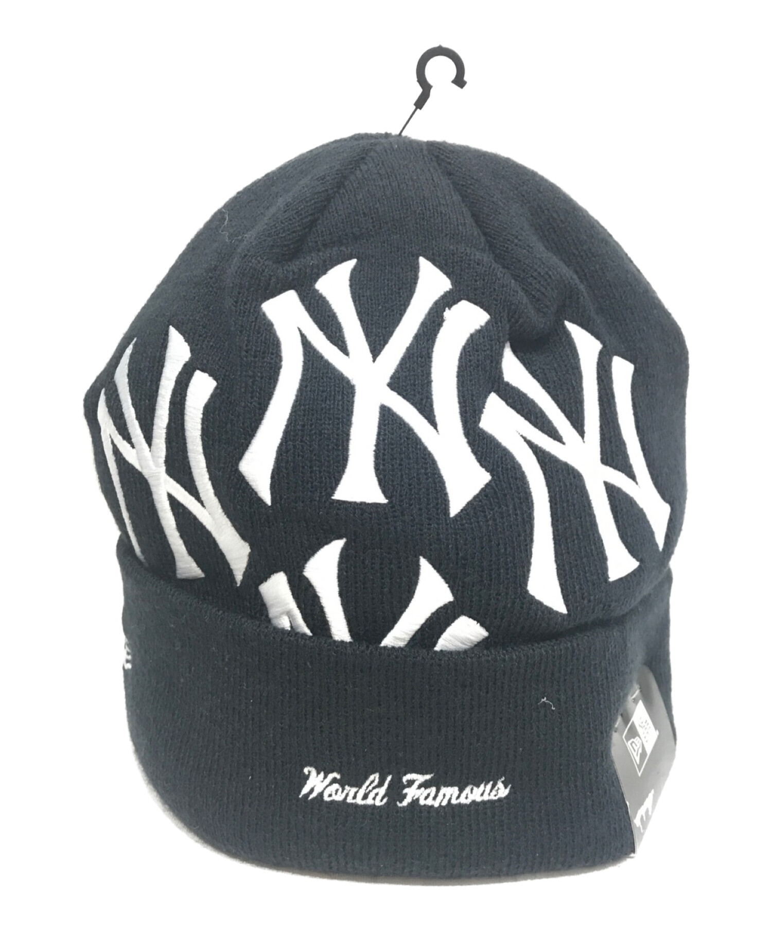 SUPREME (シュプリーム) New Era (ニューエラ) New York Yankees New Era Box Logo Beanie  ネイビー