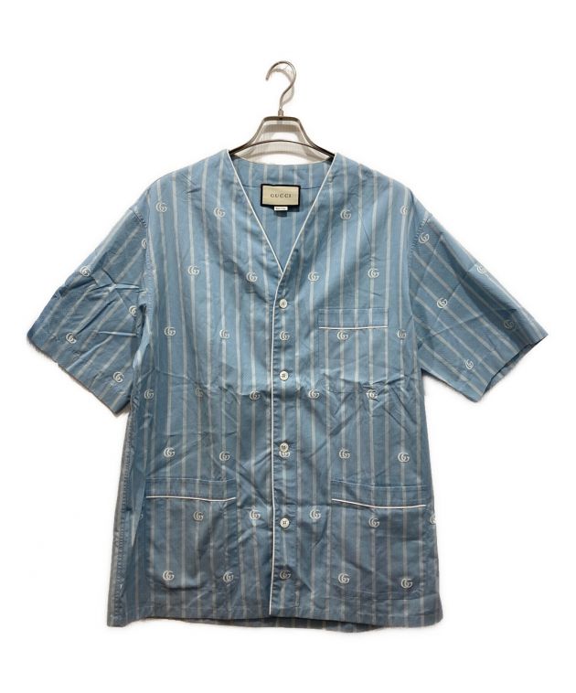 中古・古着通販】GUCCI (グッチ) GGコットンオーバーサイズシャツ 
