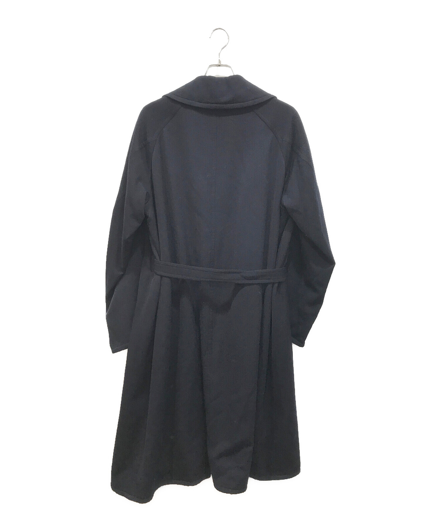 comoli タイロッケンコート　サイズ2 ネイビー COMOLI タイロッケンコート サイズ2 ネイビー COMOLI ウールサージ