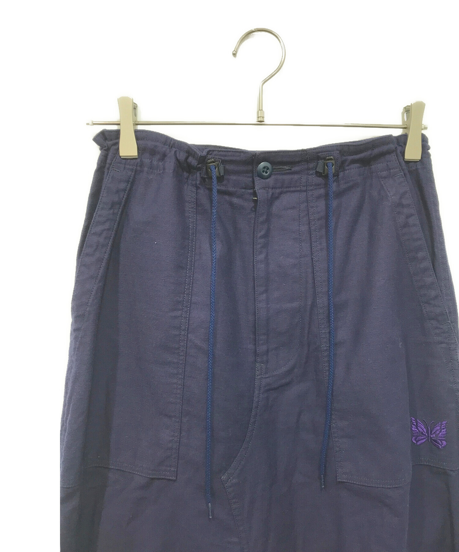 中古・古着通販】Needles (ニードルズ) ファティーグスカート パープル  