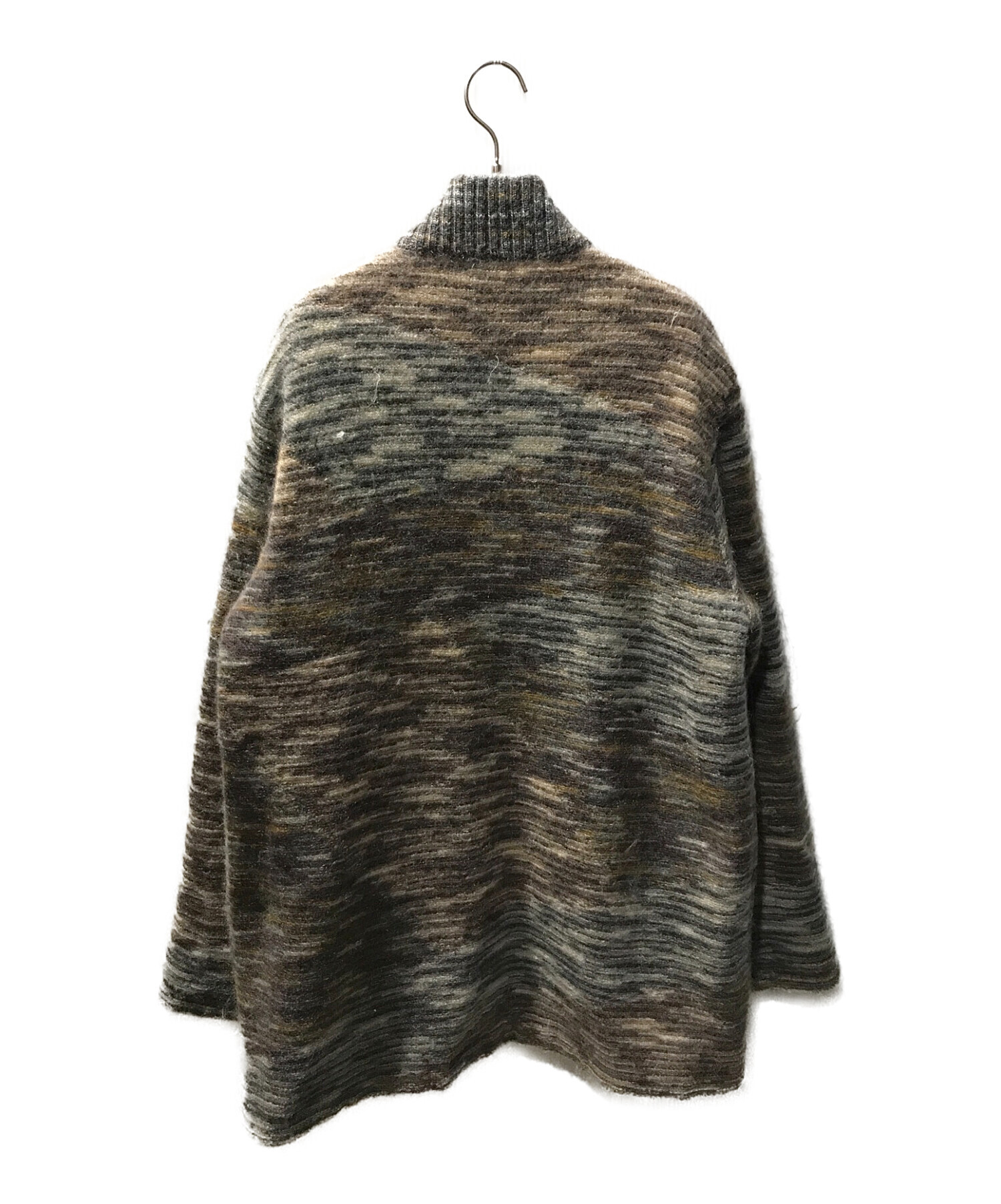 中古・古着通販】MISSONI (ミッソーニ) ニットジャケット グレー 