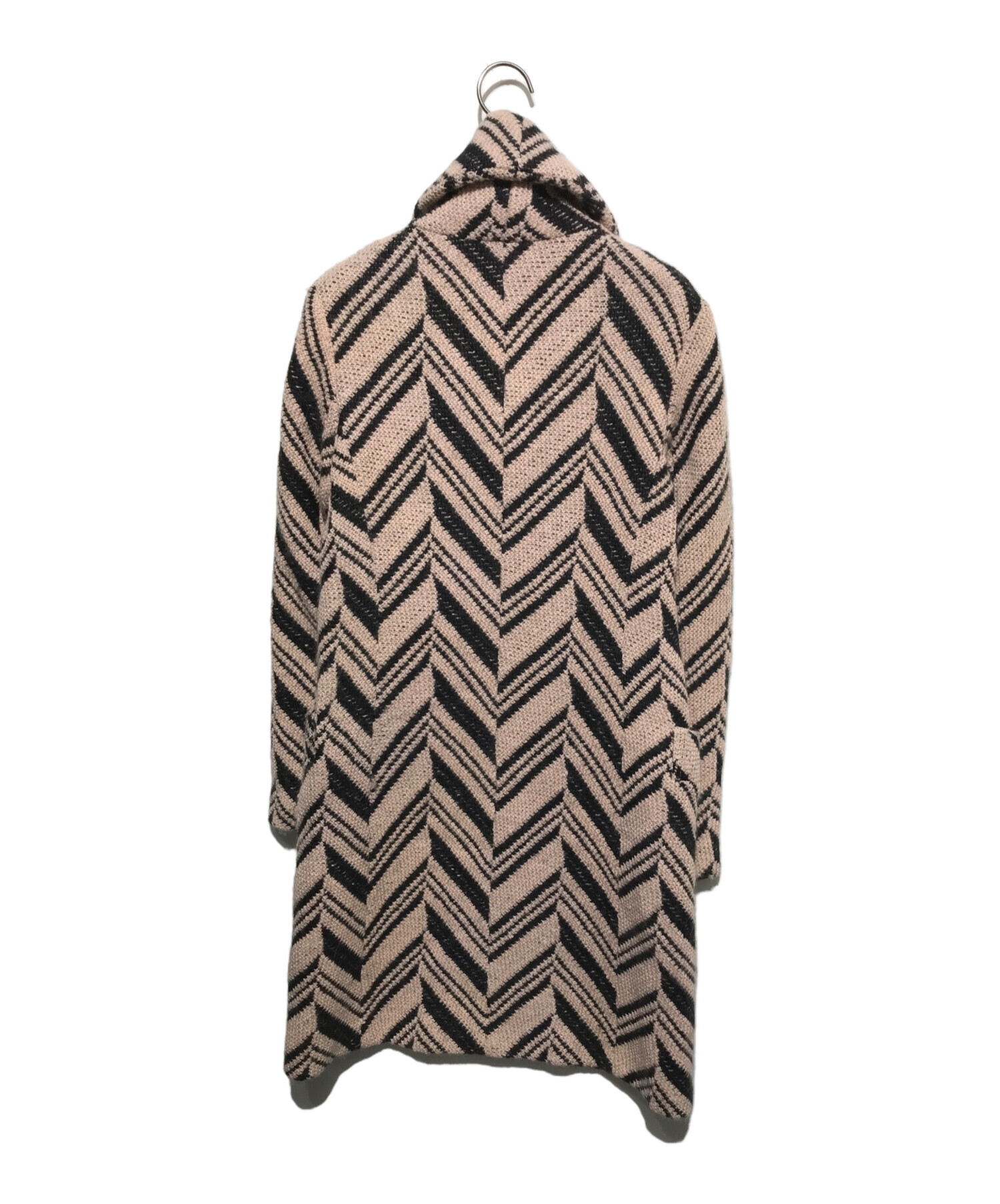 中古・古着通販】missoni (ミッソーニ) ニットコート グレー サイズ 