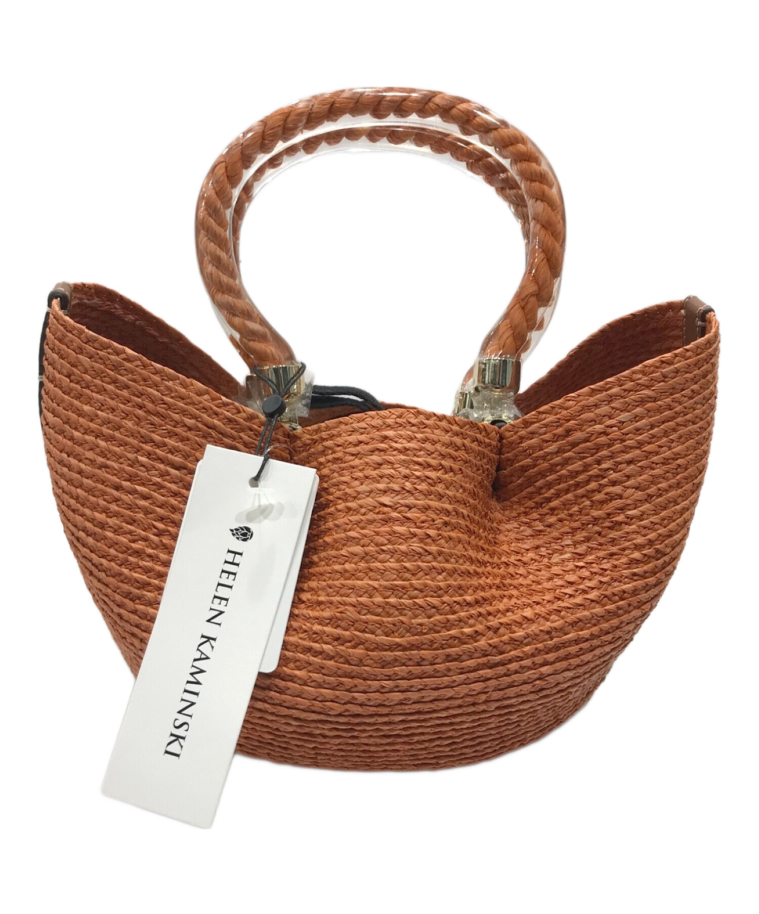 未使用ヘレンカミンスキーラフィアバッグ