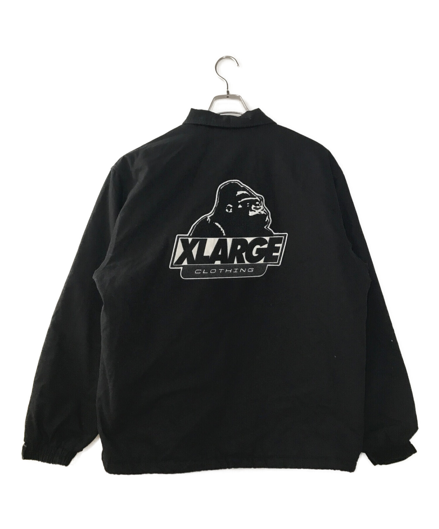 X-LARGE (エクストララージ) バックロゴコーチジャケット ブラック サイズ:XL