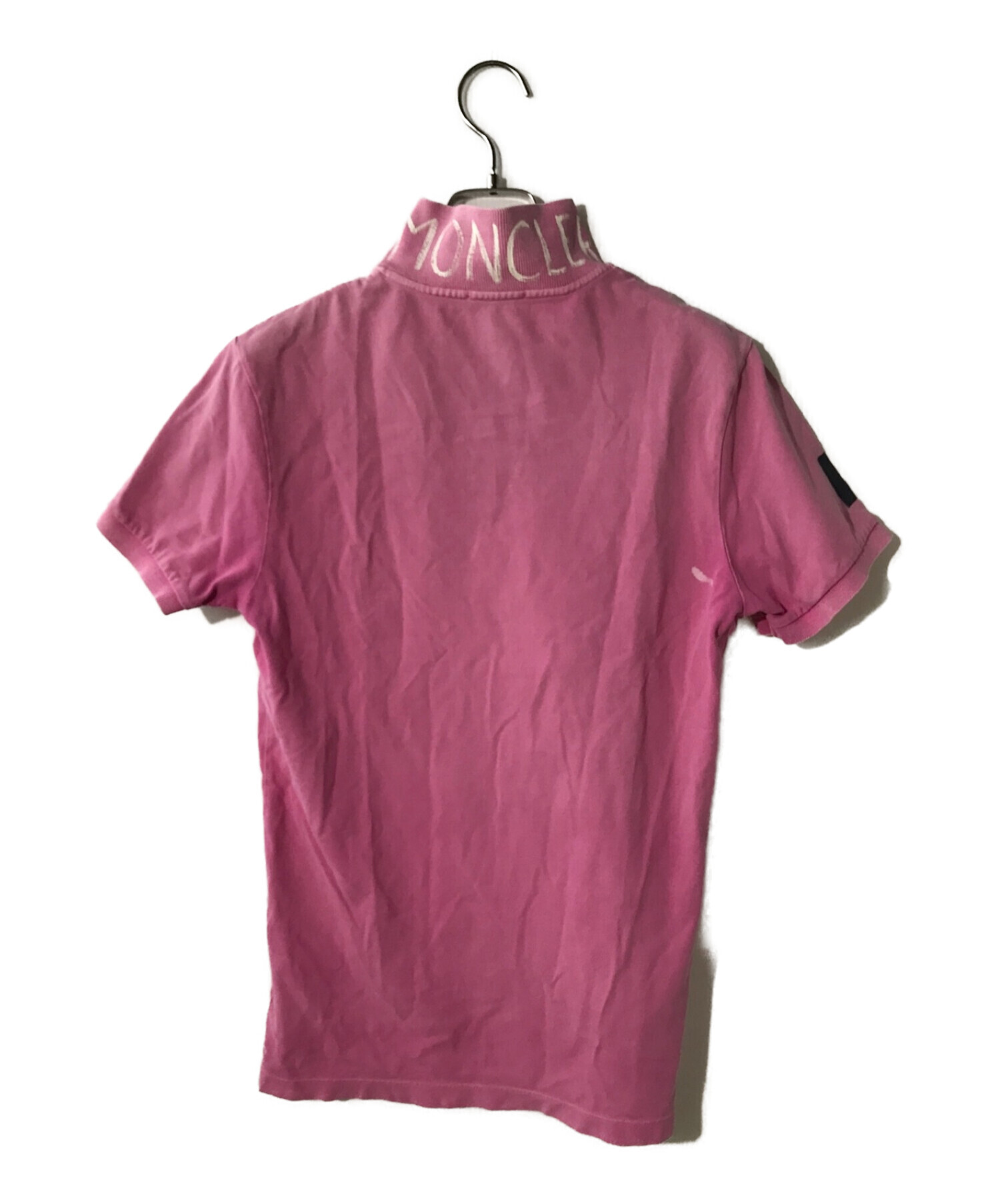 中古・古着通販】MONCLER (モンクレール) ポロシャツ ピンク サイズ:S