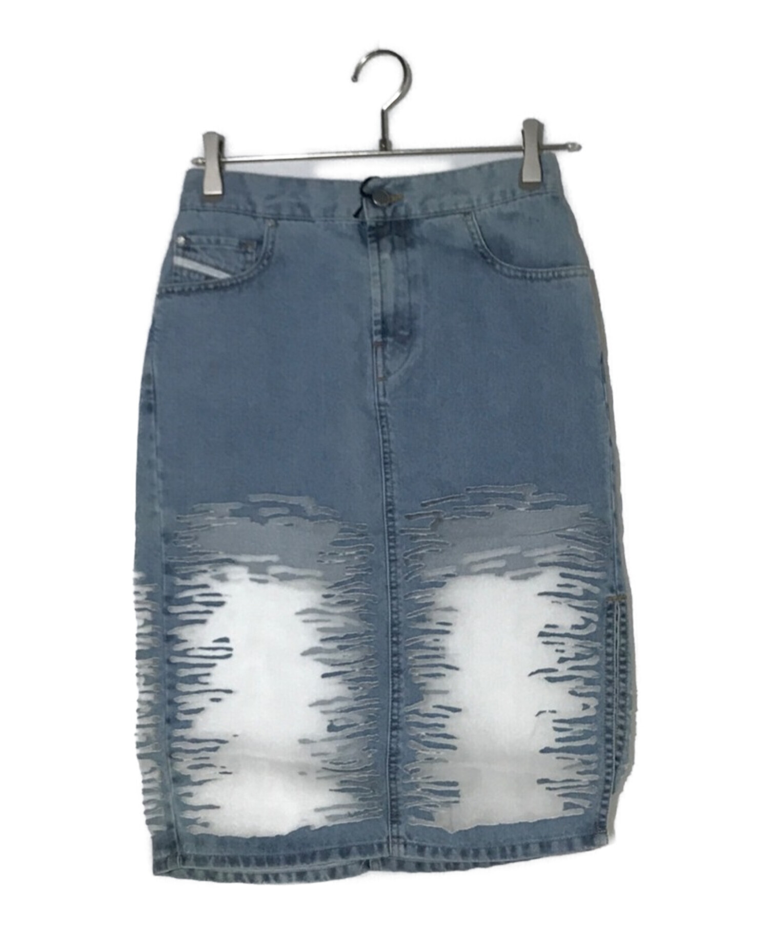 中古・古着通販】DIESEL (ディーゼル) シアー切替デニムスカート 