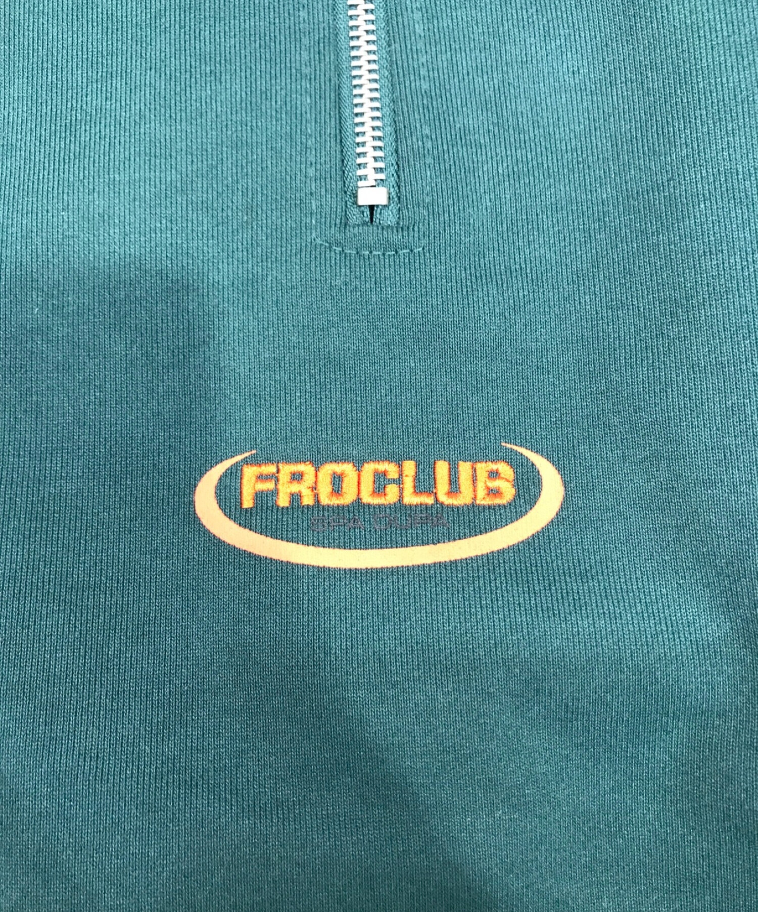 FRO CLUB (フロクラブ) ハーフジップスウェット グリーン サイズ:L