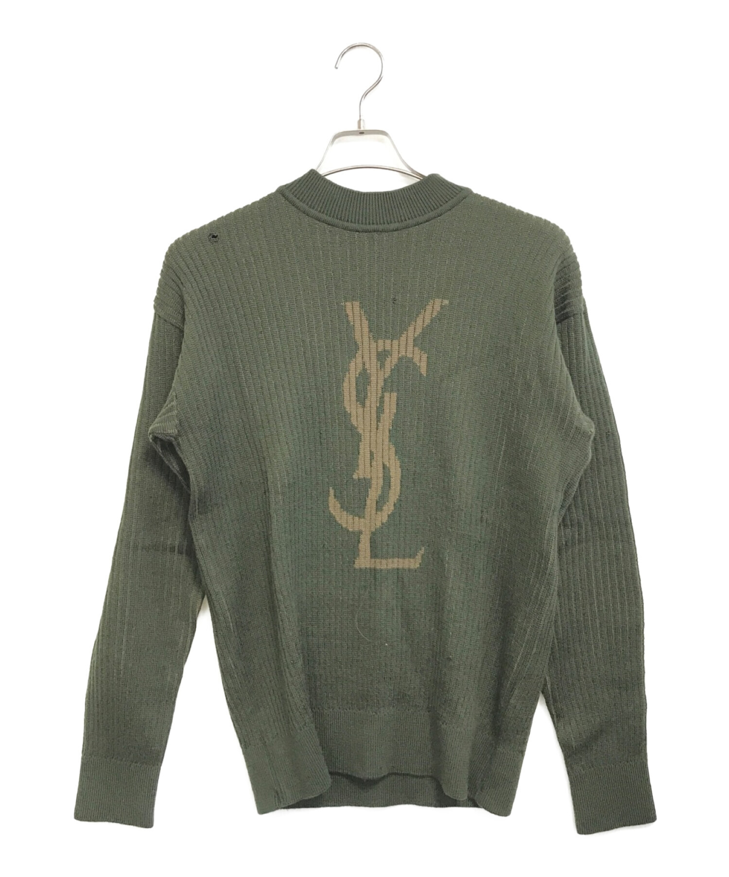 中古・古着通販】Yves Saint Laurent (イヴサンローラン) ロゴニット 