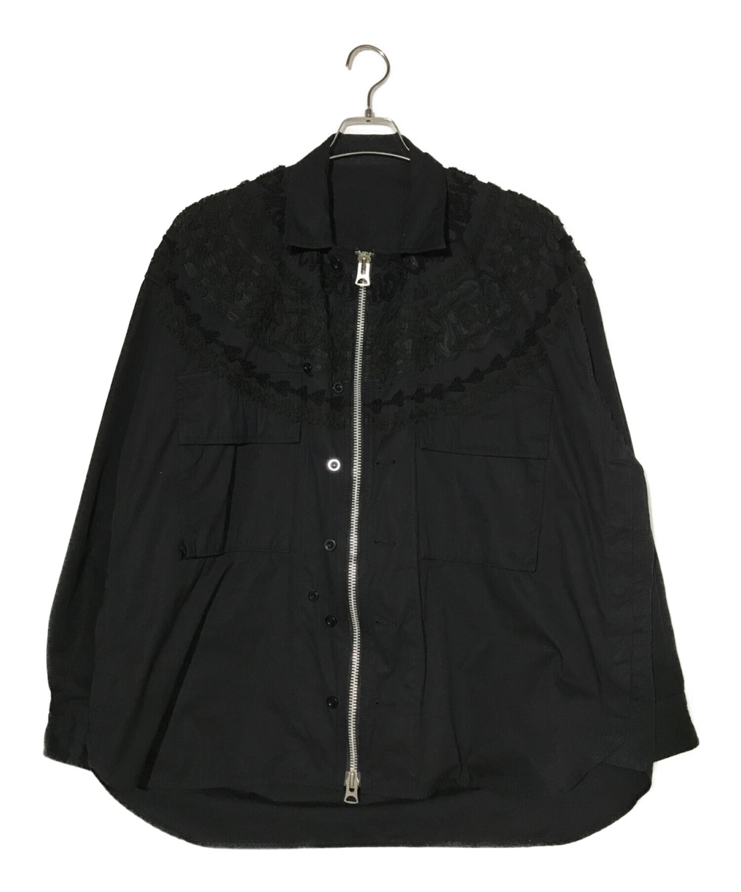Eric Haze Code Embroidery L/S Shirt | sacai Official Store サカイ 