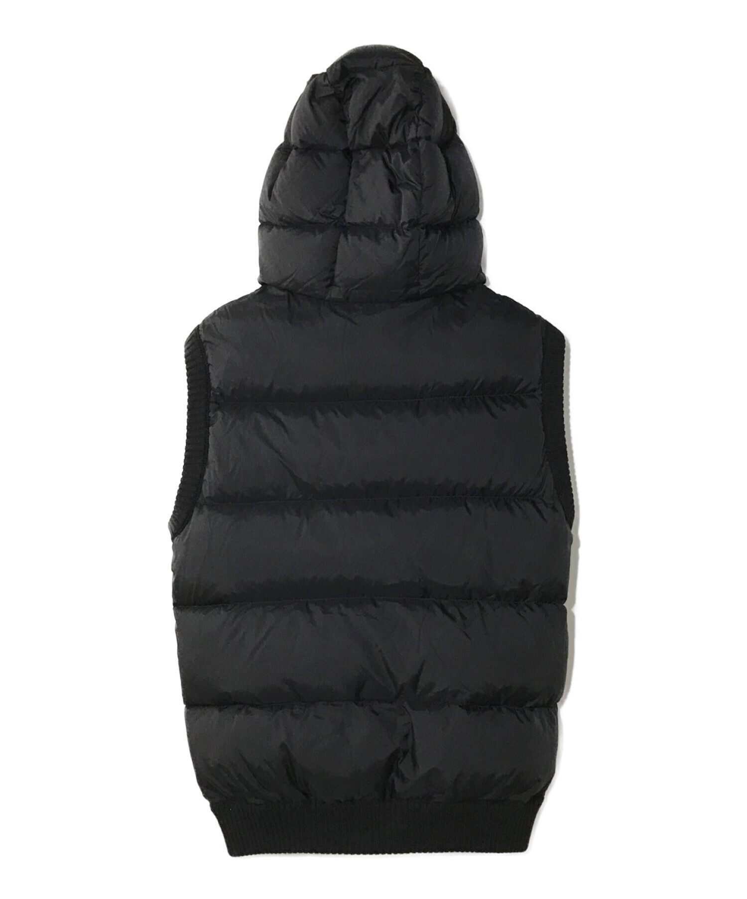 中古・古着通販】MONCLER (モンクレール) ダウンベスト ブラック 