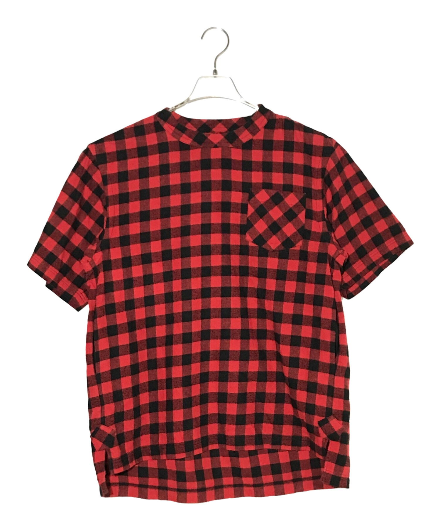 中古・古着通販】sacai (サカイ) 半袖シャツ レッド サイズ:1 