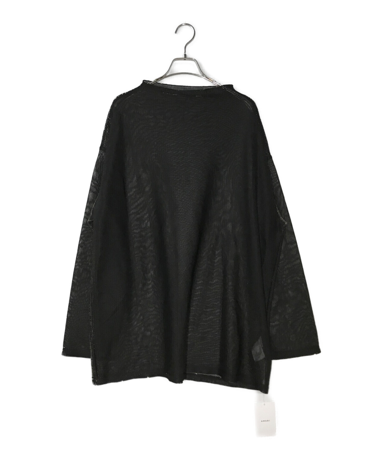 中古・古着通販】AMERI (アメリ) UND SPARKLY LAYERED TOP ブラック 