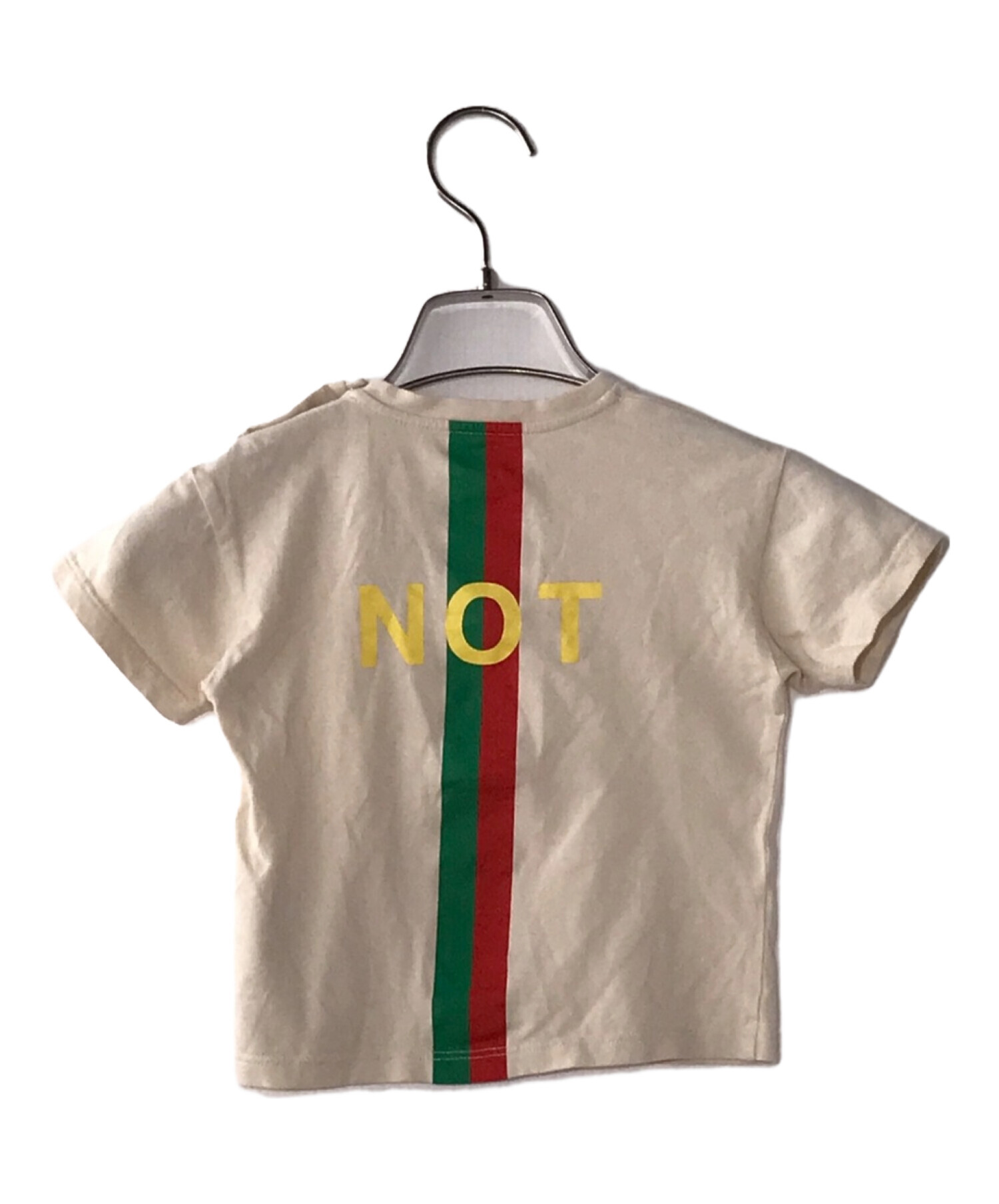 中古・古着通販】GUCCI (グッチ) NOT FAKE Tシャツ ベージュ サイズ:9 