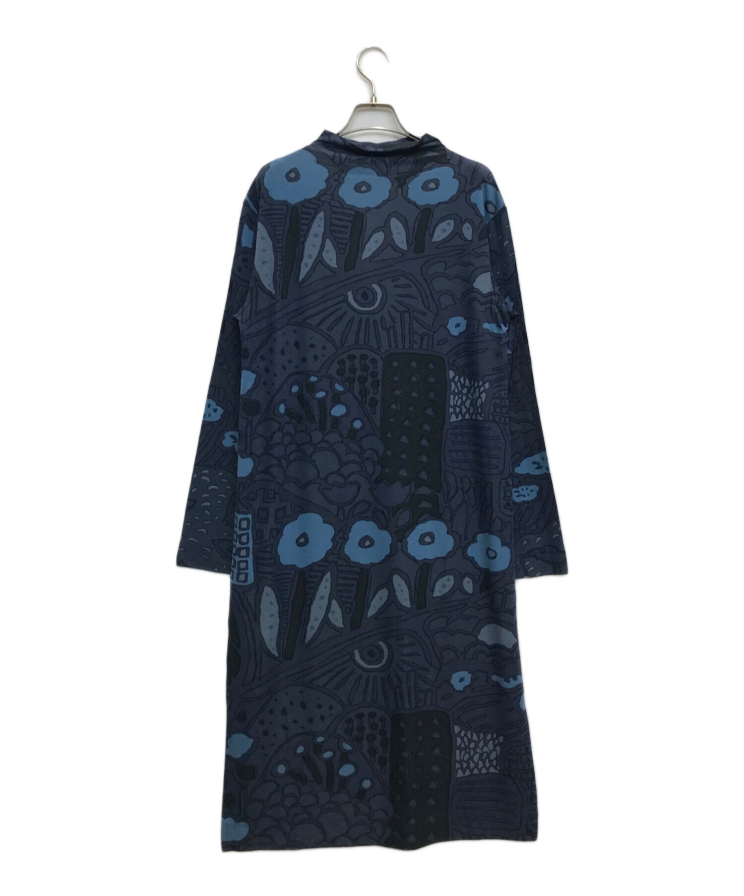 中古・古着通販】marimekko (マリメッコ) ワンピース ブルー サイズ:M 