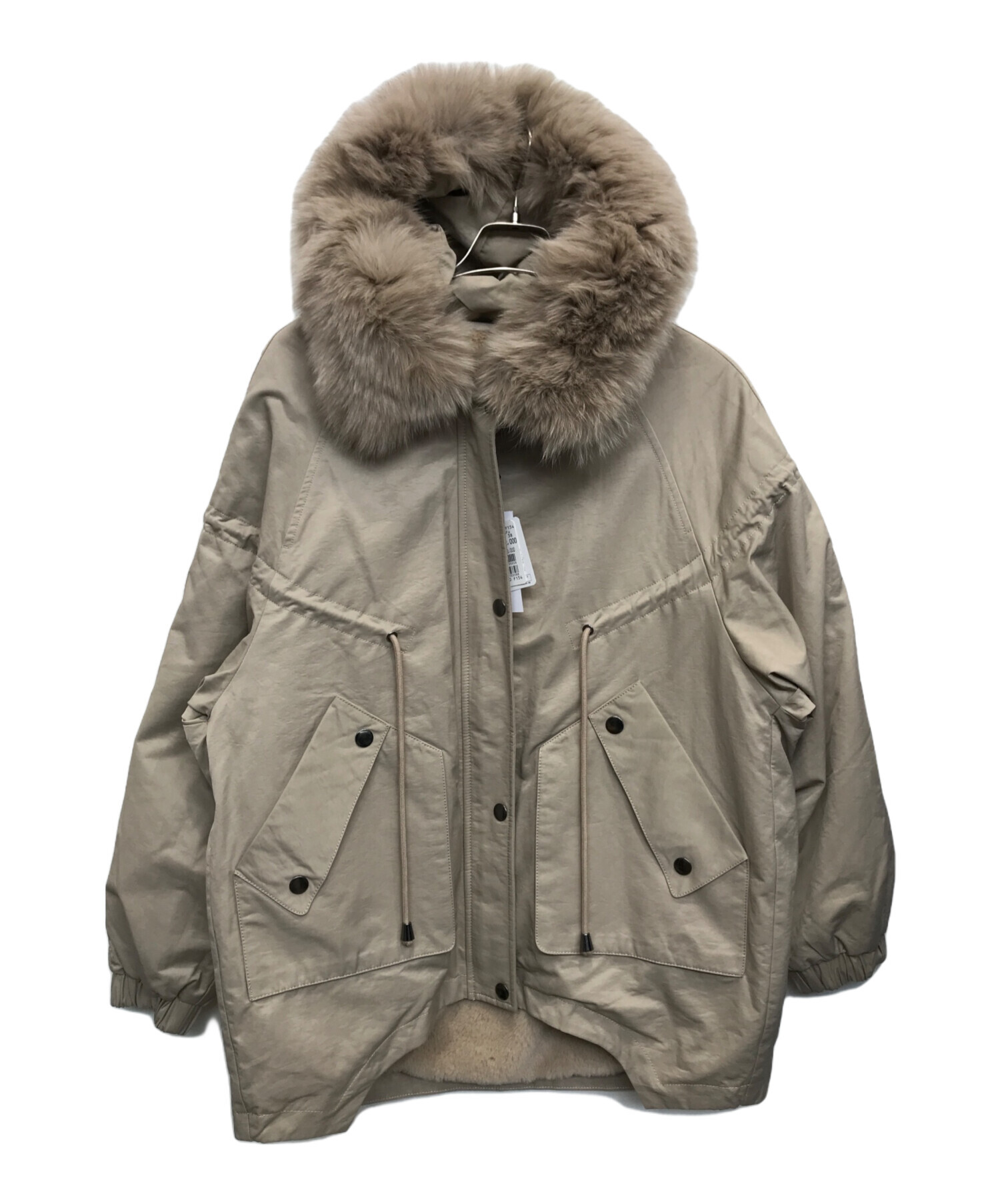 中古・古着通販】FENNEL (フェンネル) フォックスファーモッズコート 
