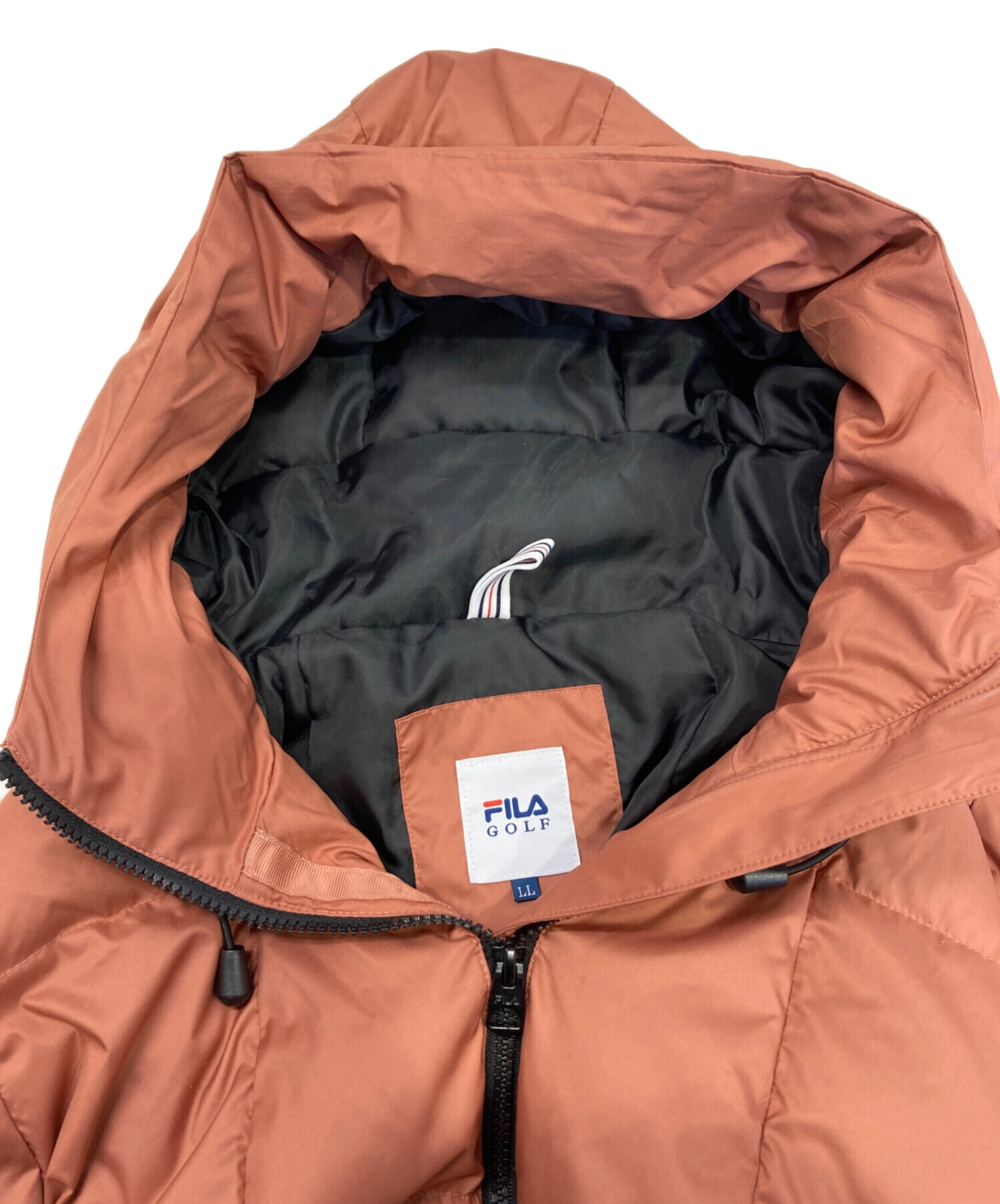 FILA GOLF フィラゴルフ ダウンジャケット 星 オレンジ L