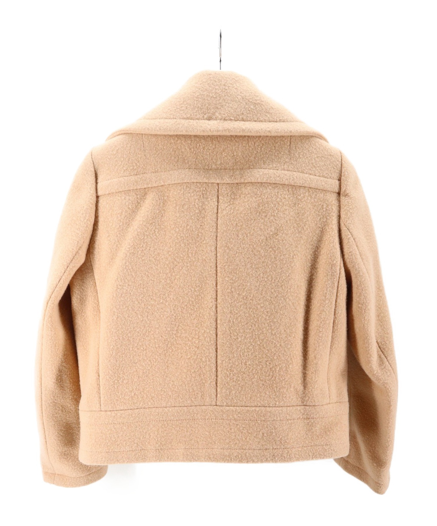 中古・古着通販】Chloe (クロエ) メルトンハーフコート ベージュ 
