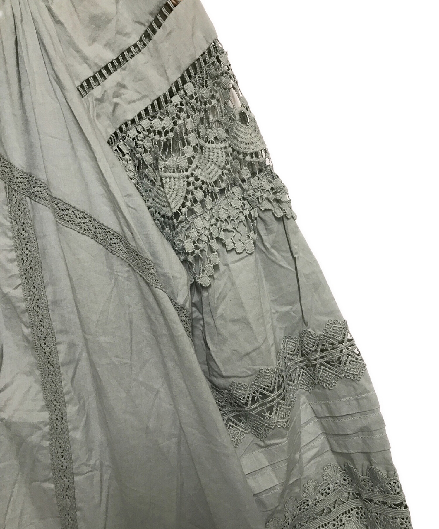中古・古着通販】Estella.K (エステラケー) Nora Lace Trim Dress 