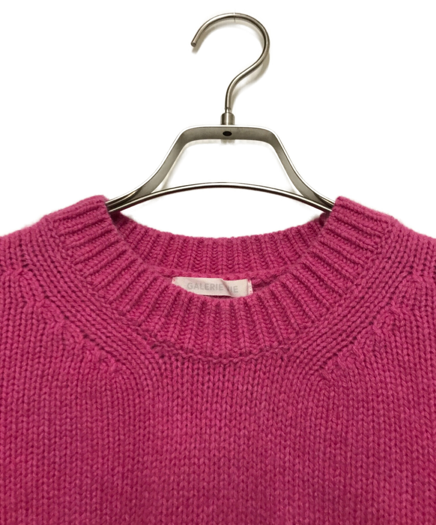 ギャルリーヴィー GALERIE VIE 最新 ファインウール ピンク Sサイズ