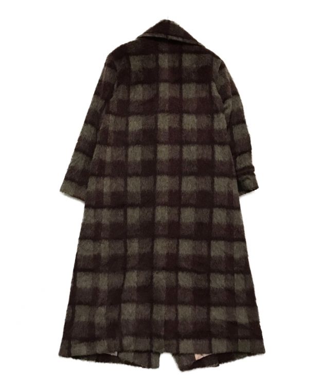 herlipto♡Checked Pattern Wool Blend Coat ジャケット・アウター