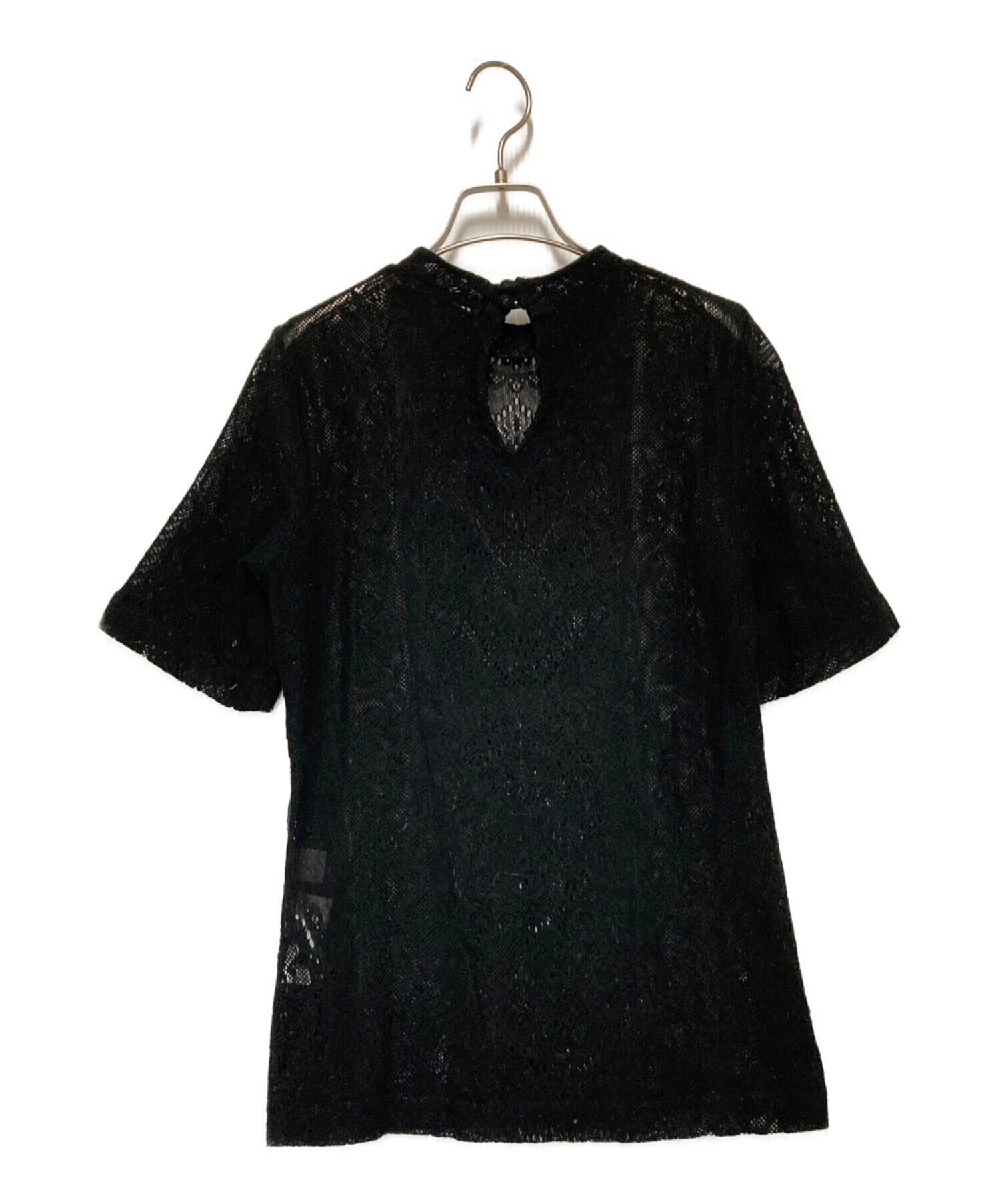 mame Curtain Lace Jacquard Jersey Top