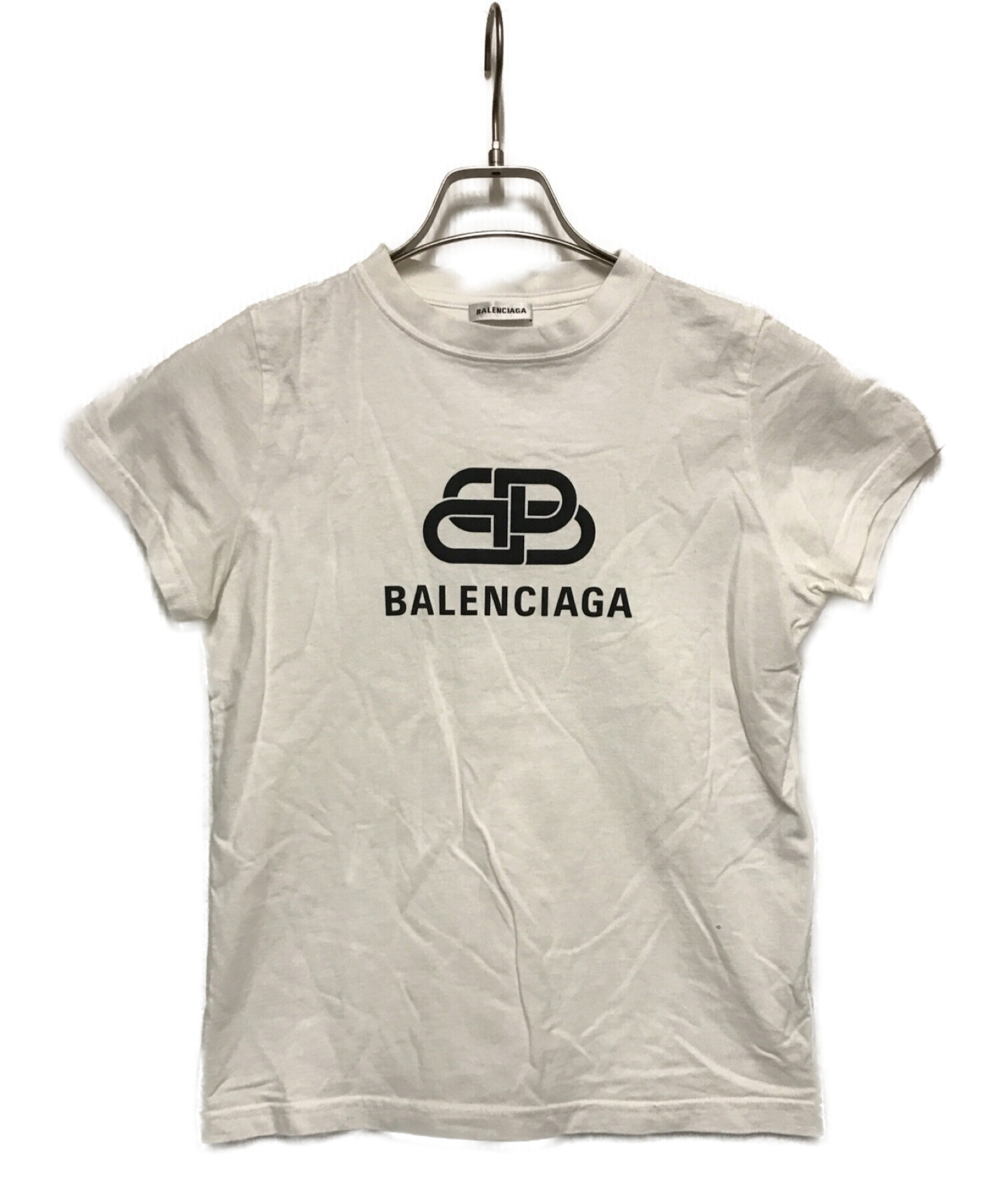 BALENCIAGA バレンシアガ ロゴ Tシャツ BB 半袖 カットソー XS