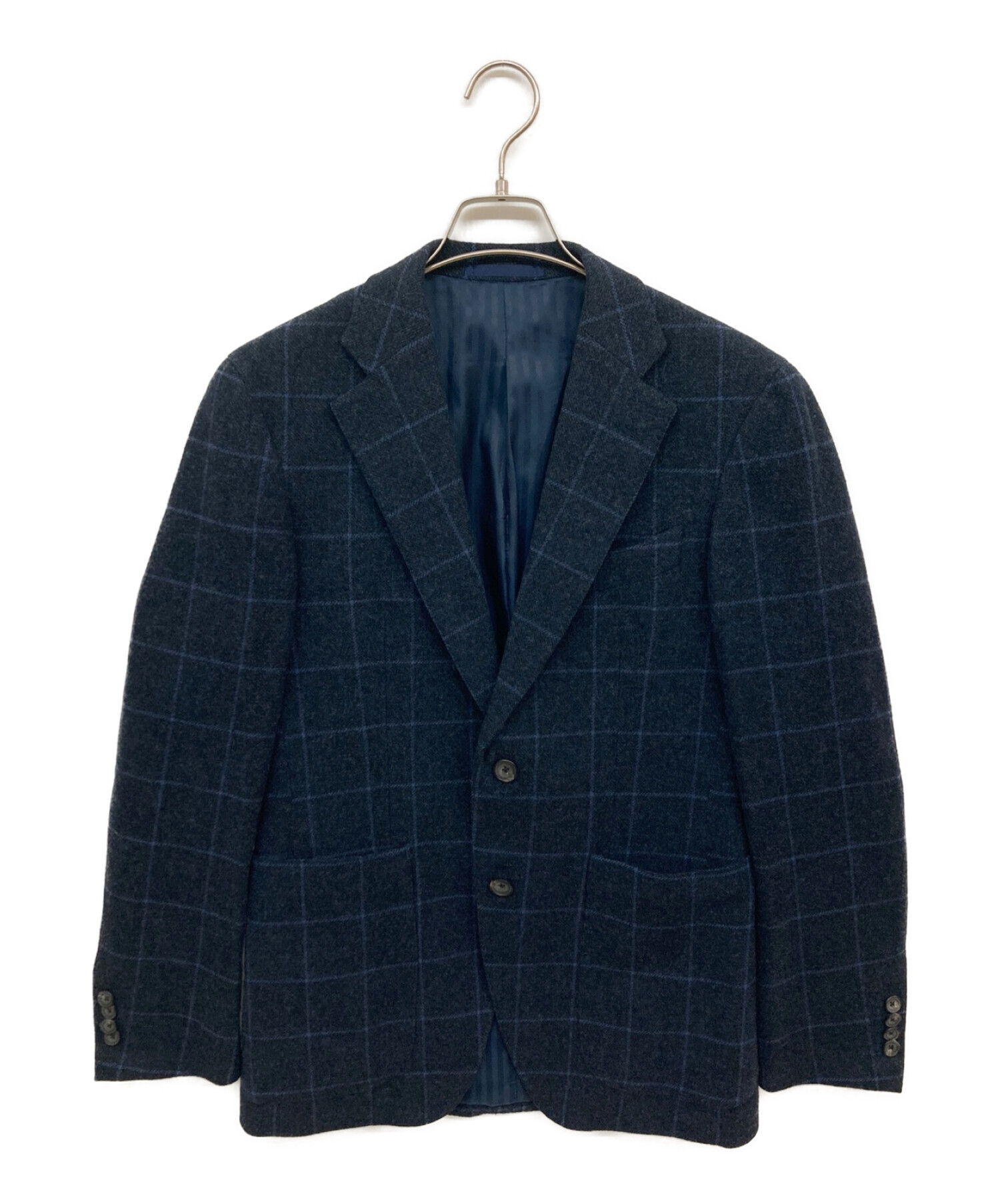 中古・古着通販】ONLY (オンリー) ウールジャケット ネイビー サイズ 