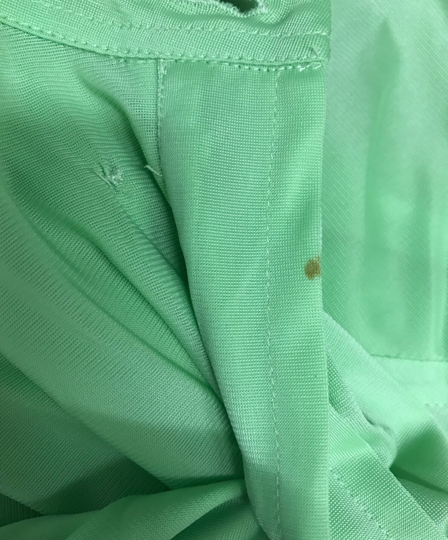 中古・古着通販】PRADA (プラダ) フリルシャツ グリーン サイズ:37 
