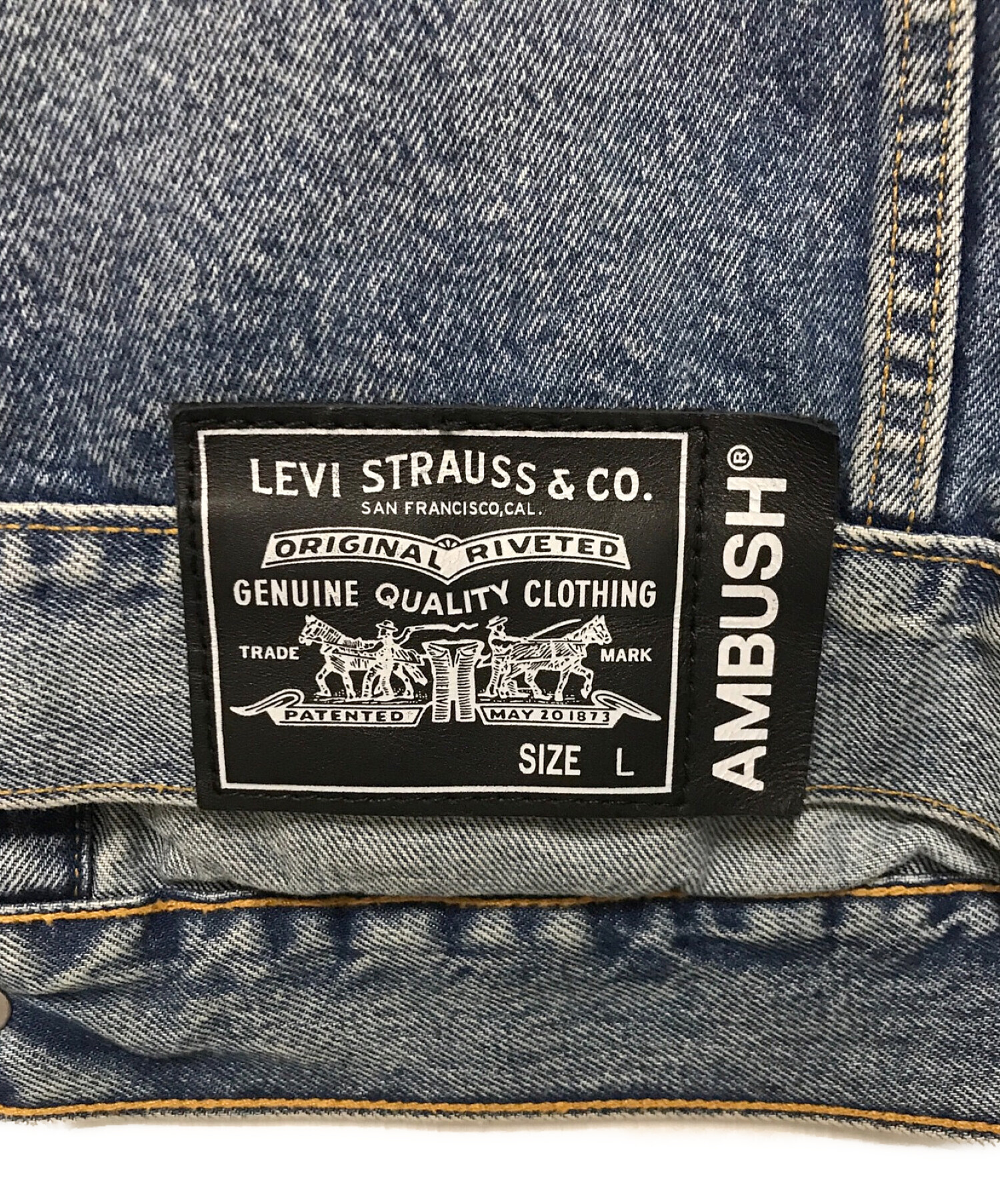 LEVI'S　 (リーバイス) AMBUSH (アンブッシュ) LOOSE TRUCKER jacket インディゴ サイズ:L