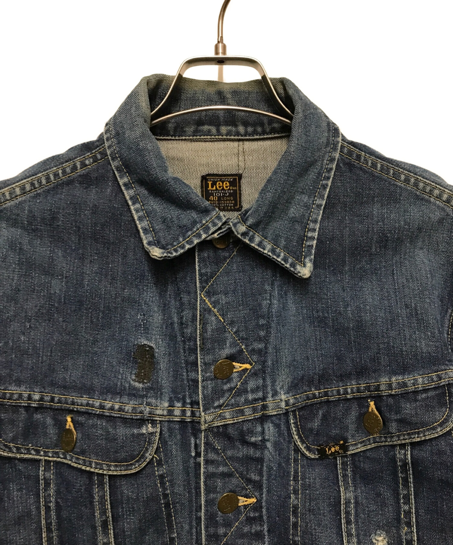 Lee 101-J 101J size40 long（Lee - Lee 101-J DENIM JACKET 1970s 