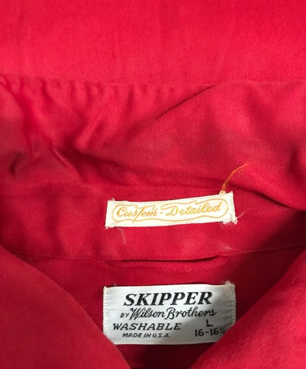 中古・古着通販】SKIPPER (スキッパー) レーヨンギャバヴィンテージ  