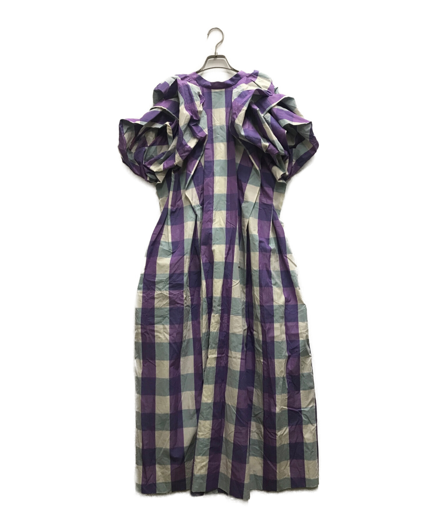 中古・古着通販】MYLAN (マイラン) Volume Sleeve Dress パープル 